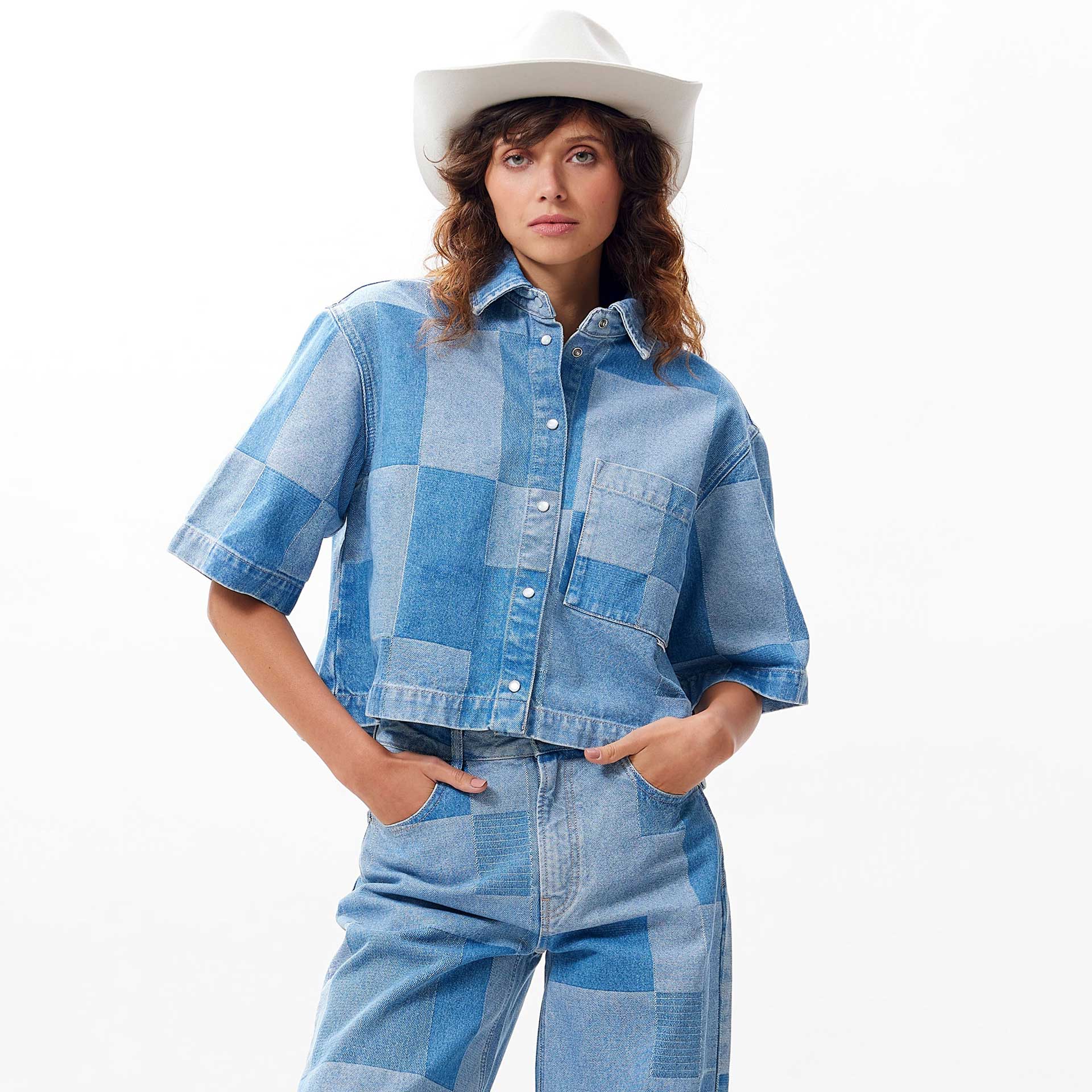 Catwalk Junkie Blouse Patchwork