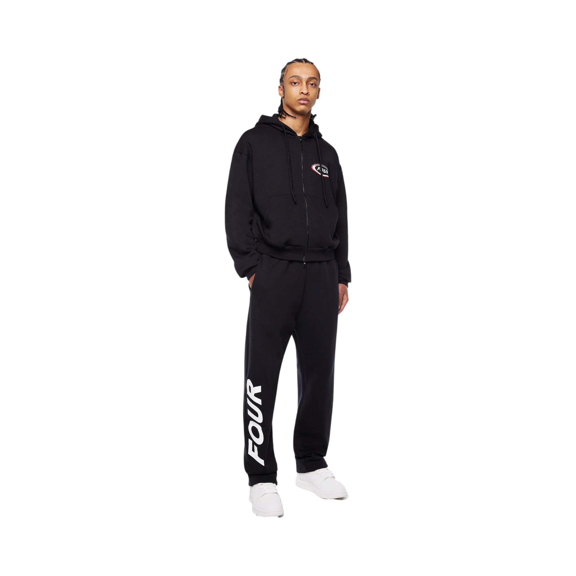 Four Zip Up Hoodie