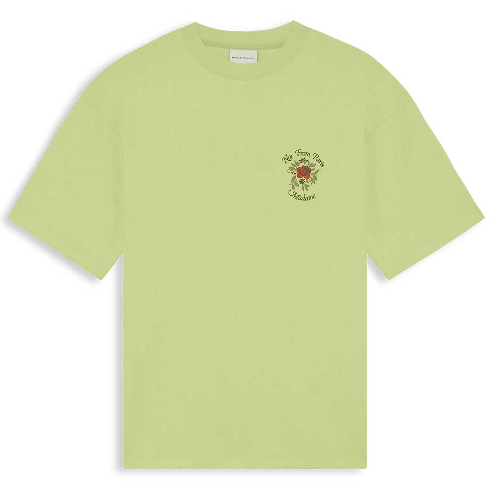 Drole de Monsieur T-Shirt Slogan Rose