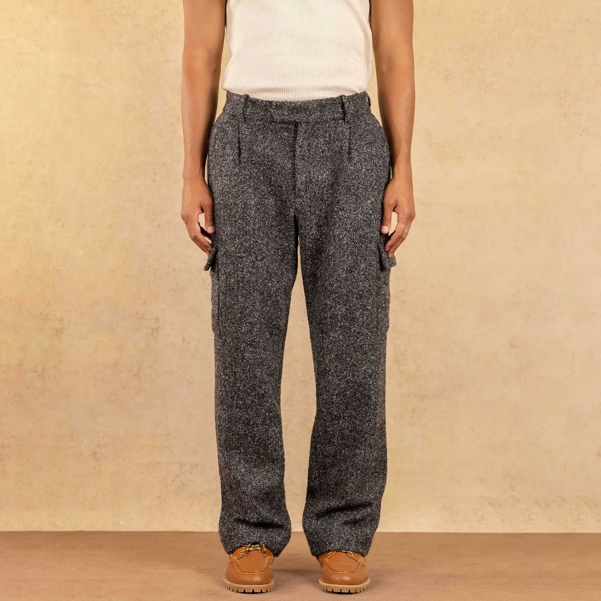 Drole de Monsieur Broek Tweed Chine