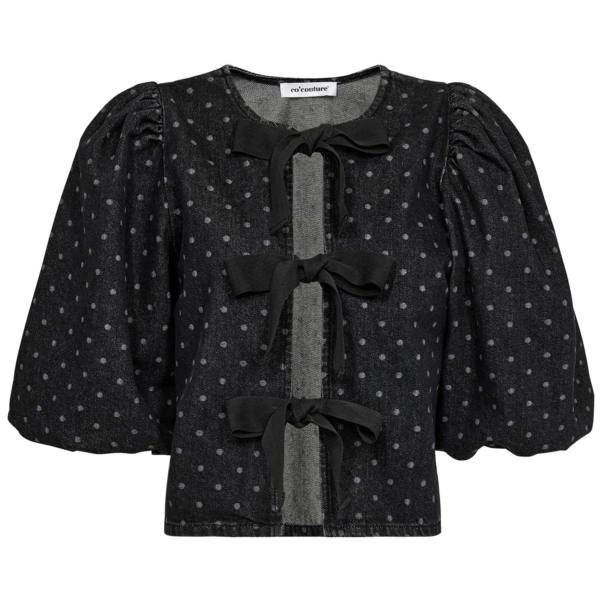 Co'couture Blouse Dot Bow