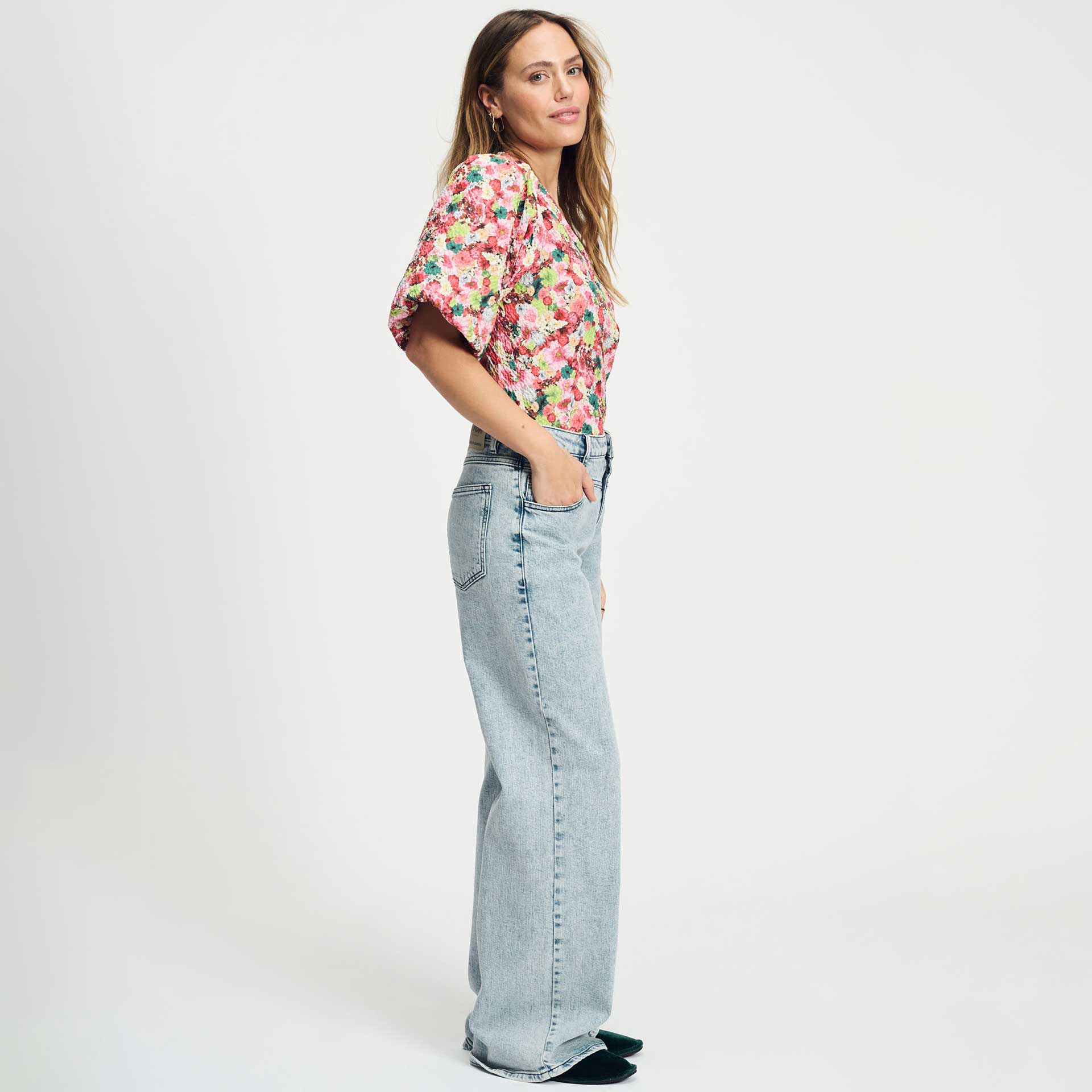 Pom Blouse Love Bouquet 