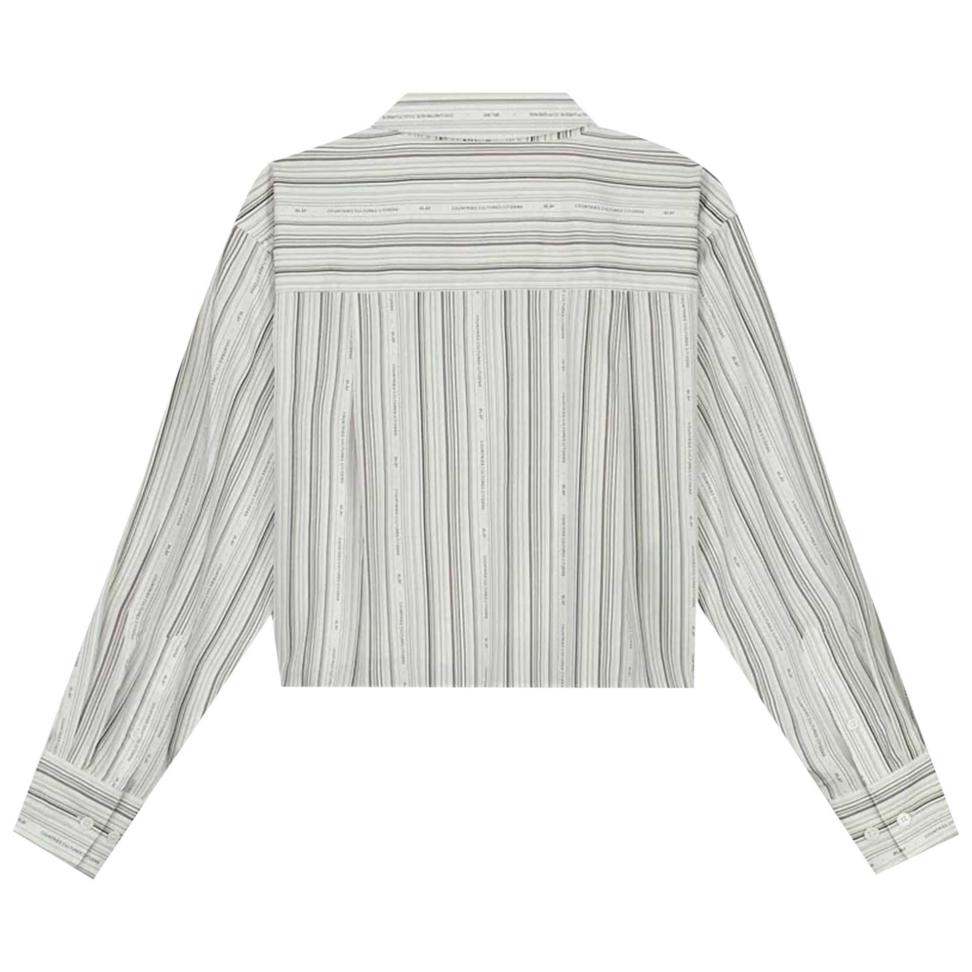 Olaf Hussein Blouse Logo Stripe