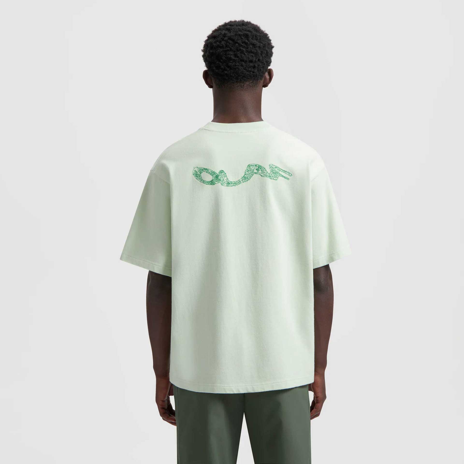 Olaf Hussein T-Shirt Wavy drift embro