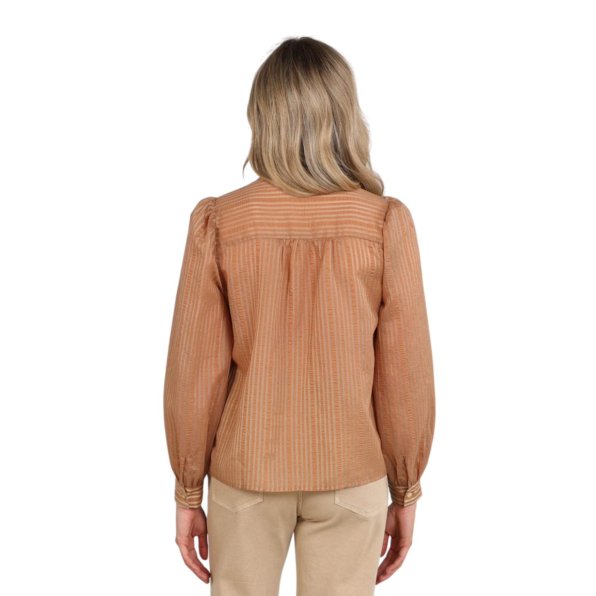 NUKUS Blouse Alberta Bow Stripe