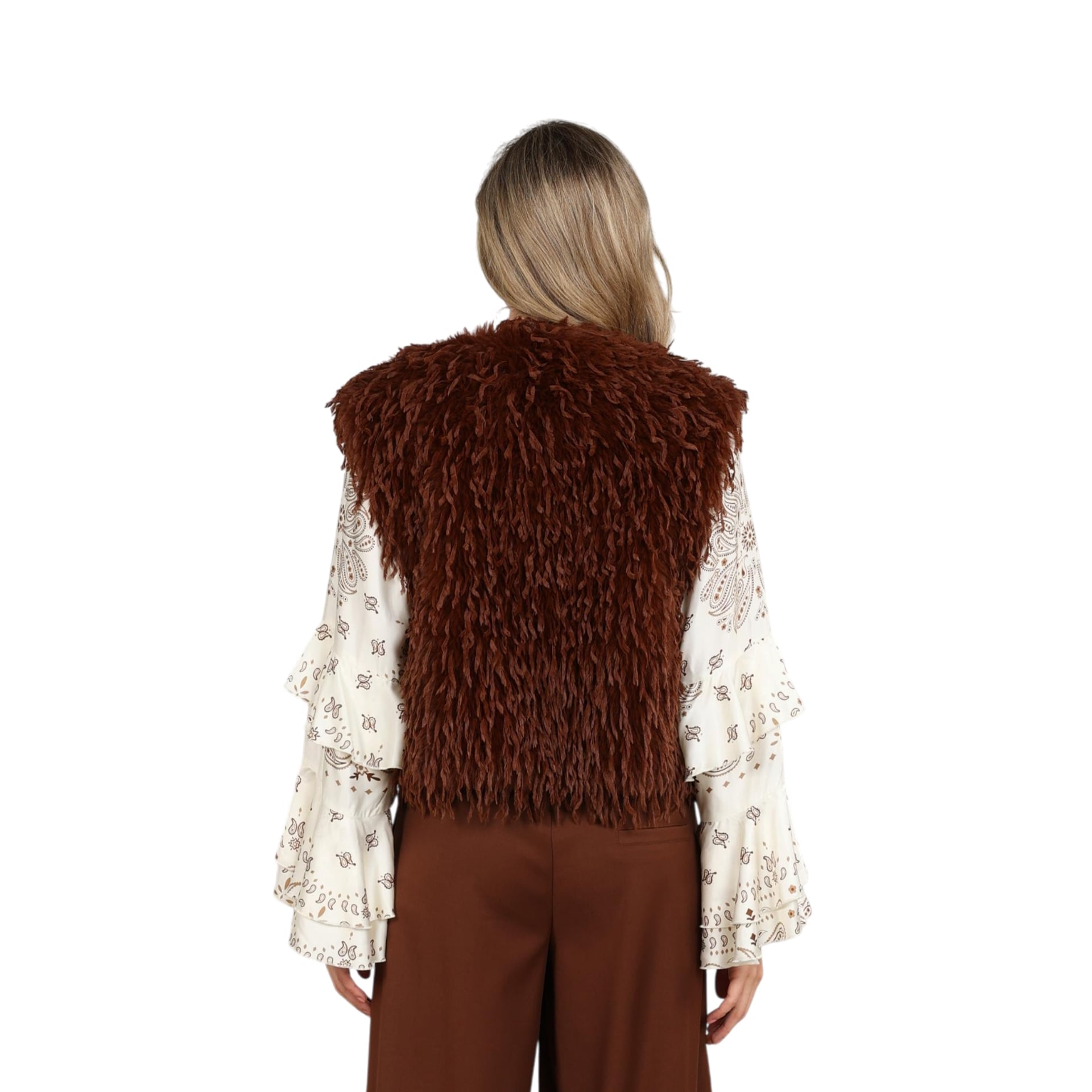NUKUS Gilet Mila Feather