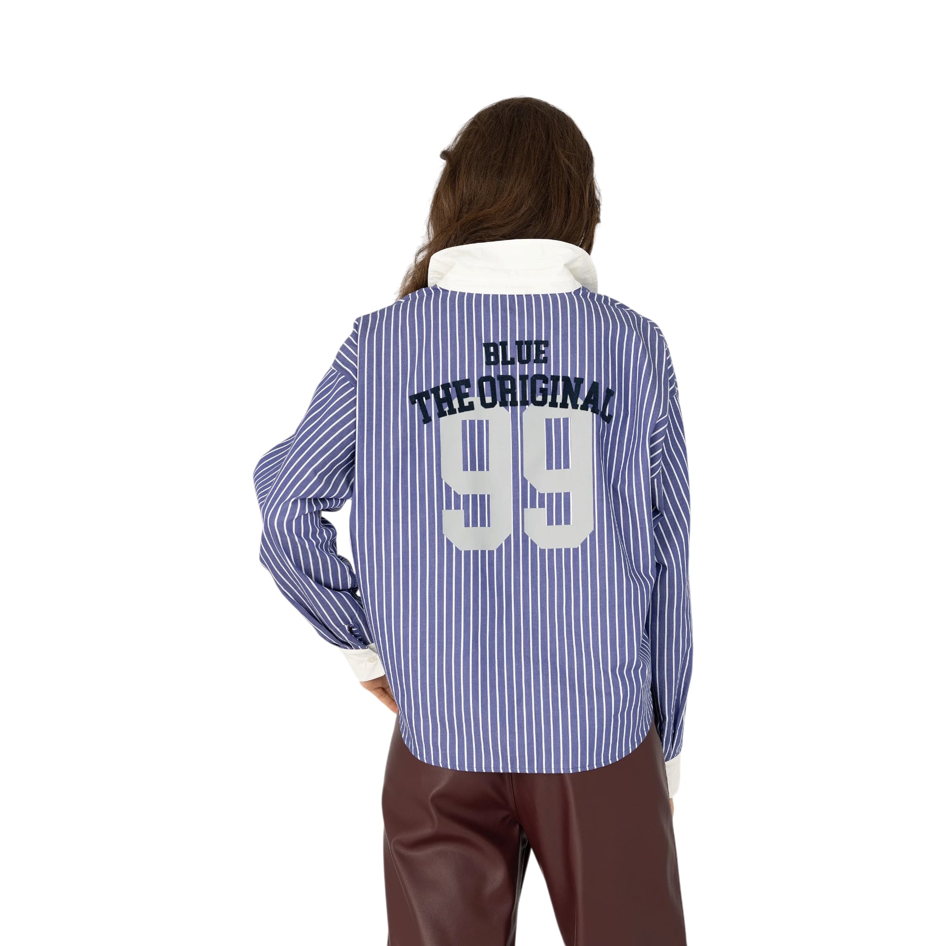 Anna Blue Blouse Sally
