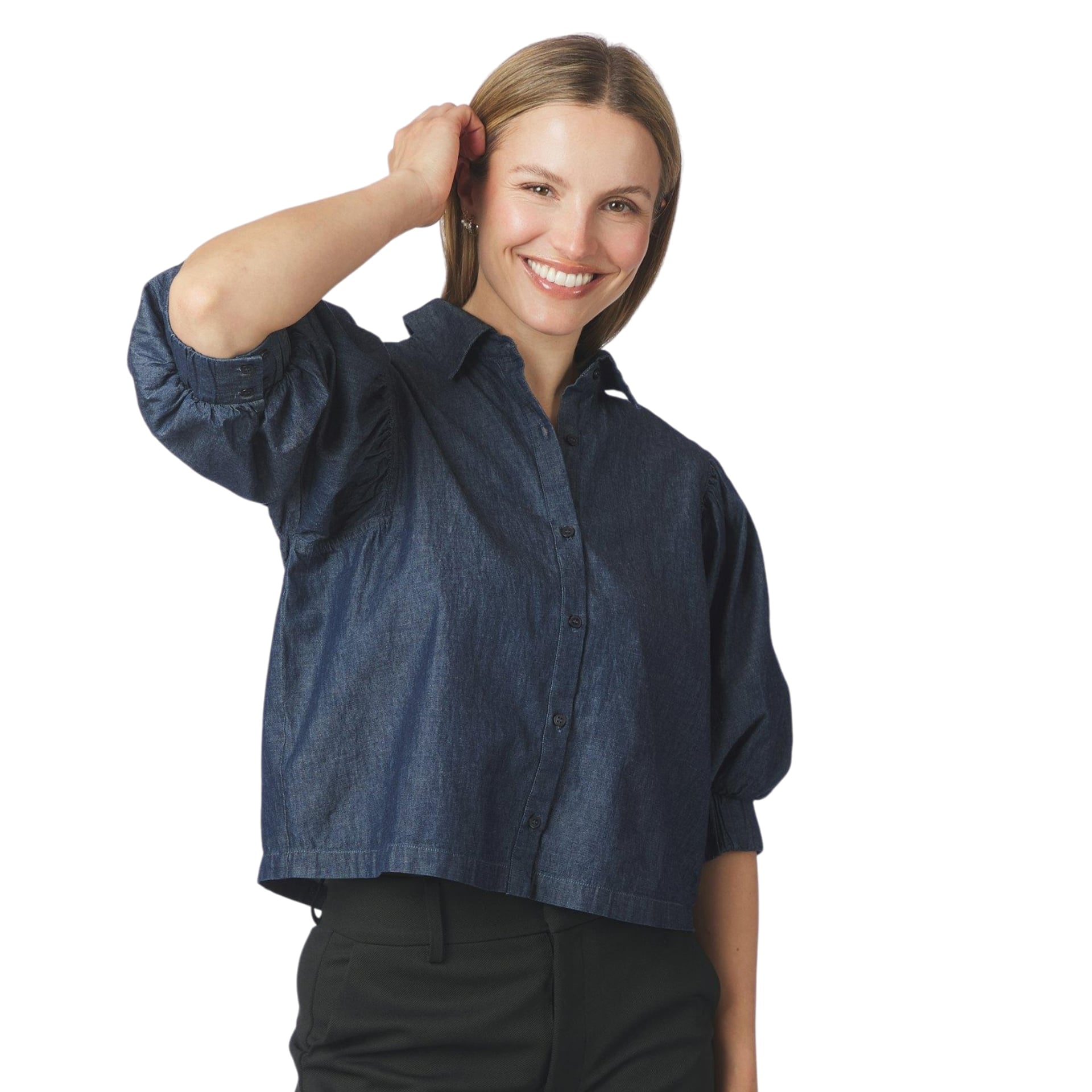 Neo Noir Blouse Etta Denim