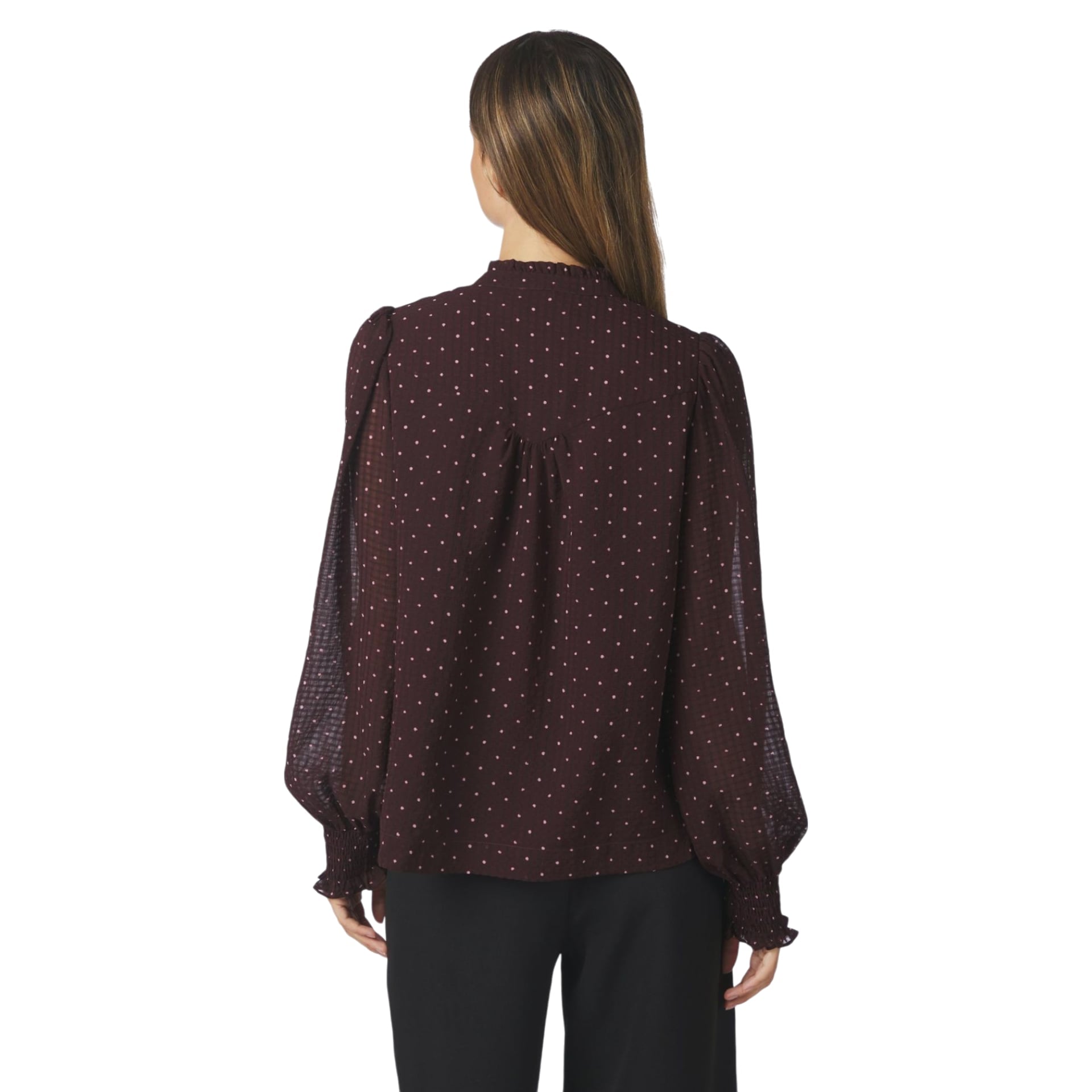Neo Noir Blouse Astrida Dotted