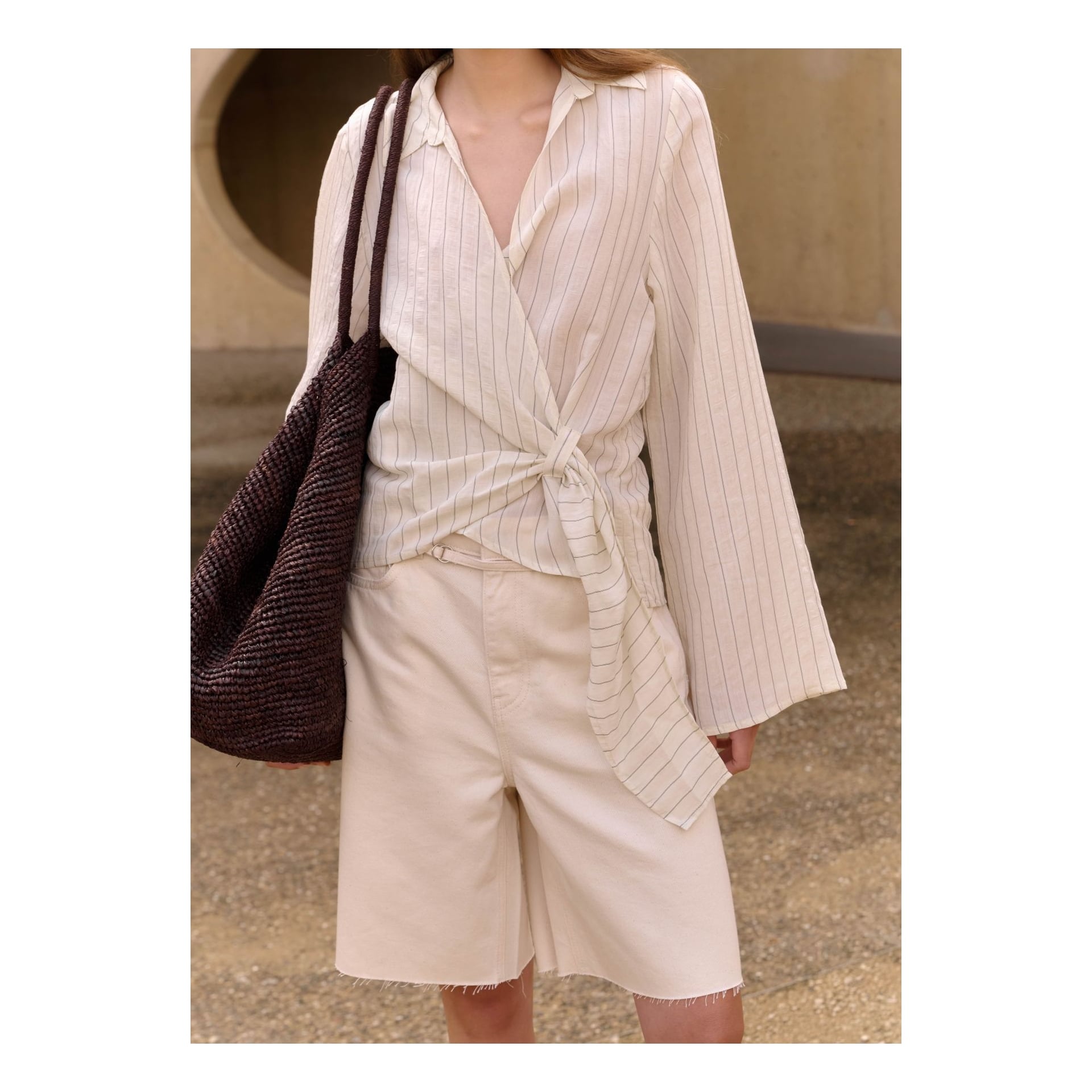 Club L'avenir Blouse Cedar Stripe