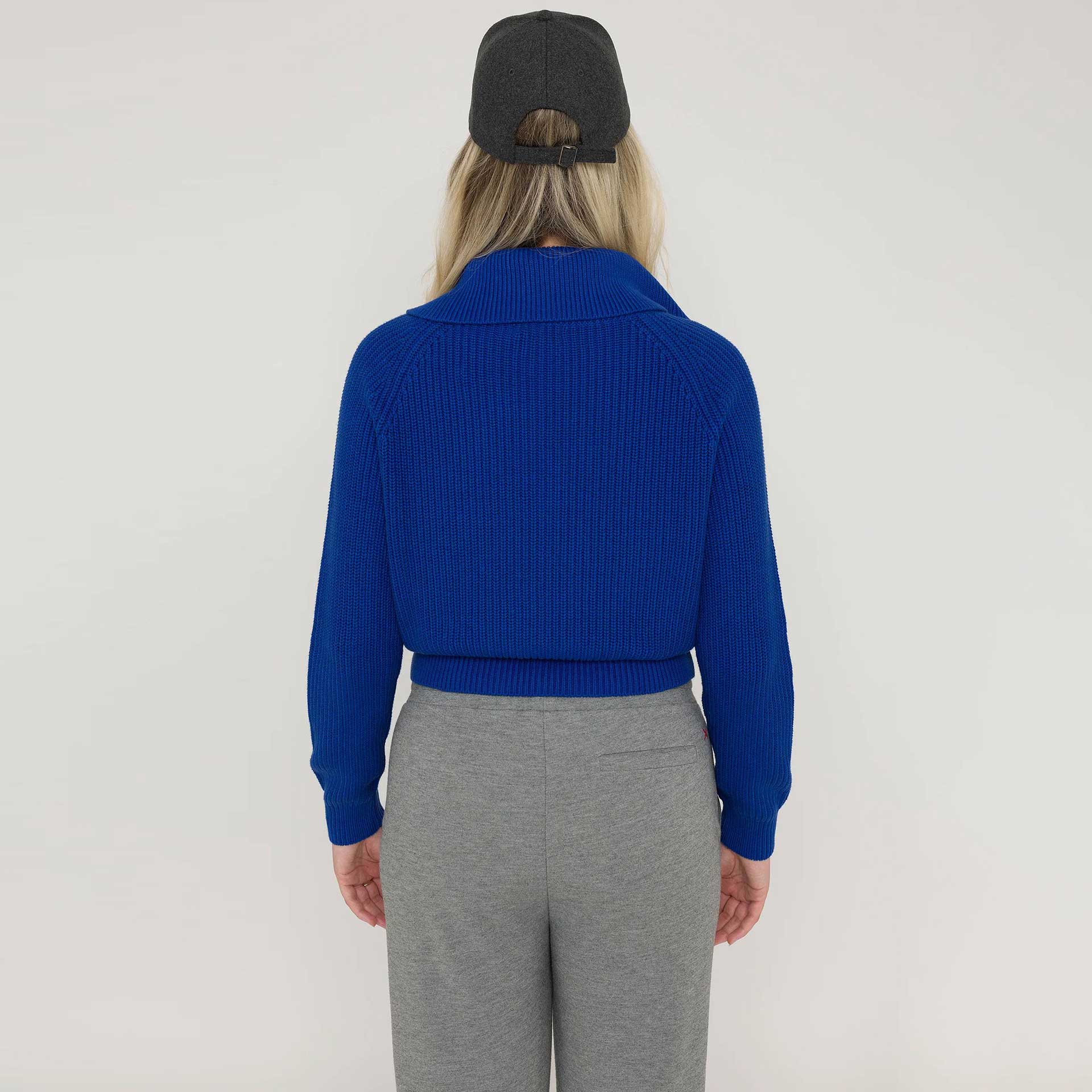 Anna Blue Sweater Zip