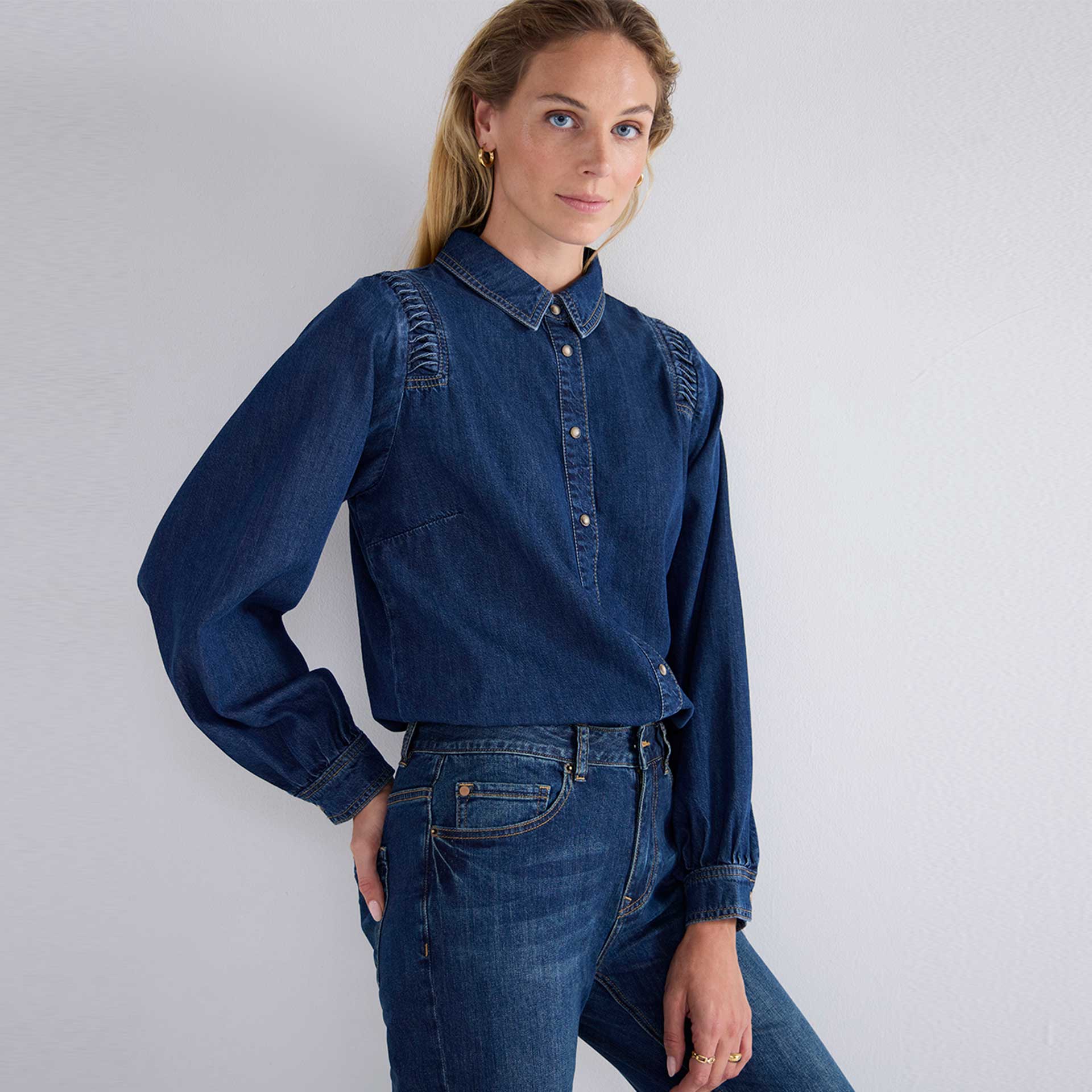 Summum Blouse Denim