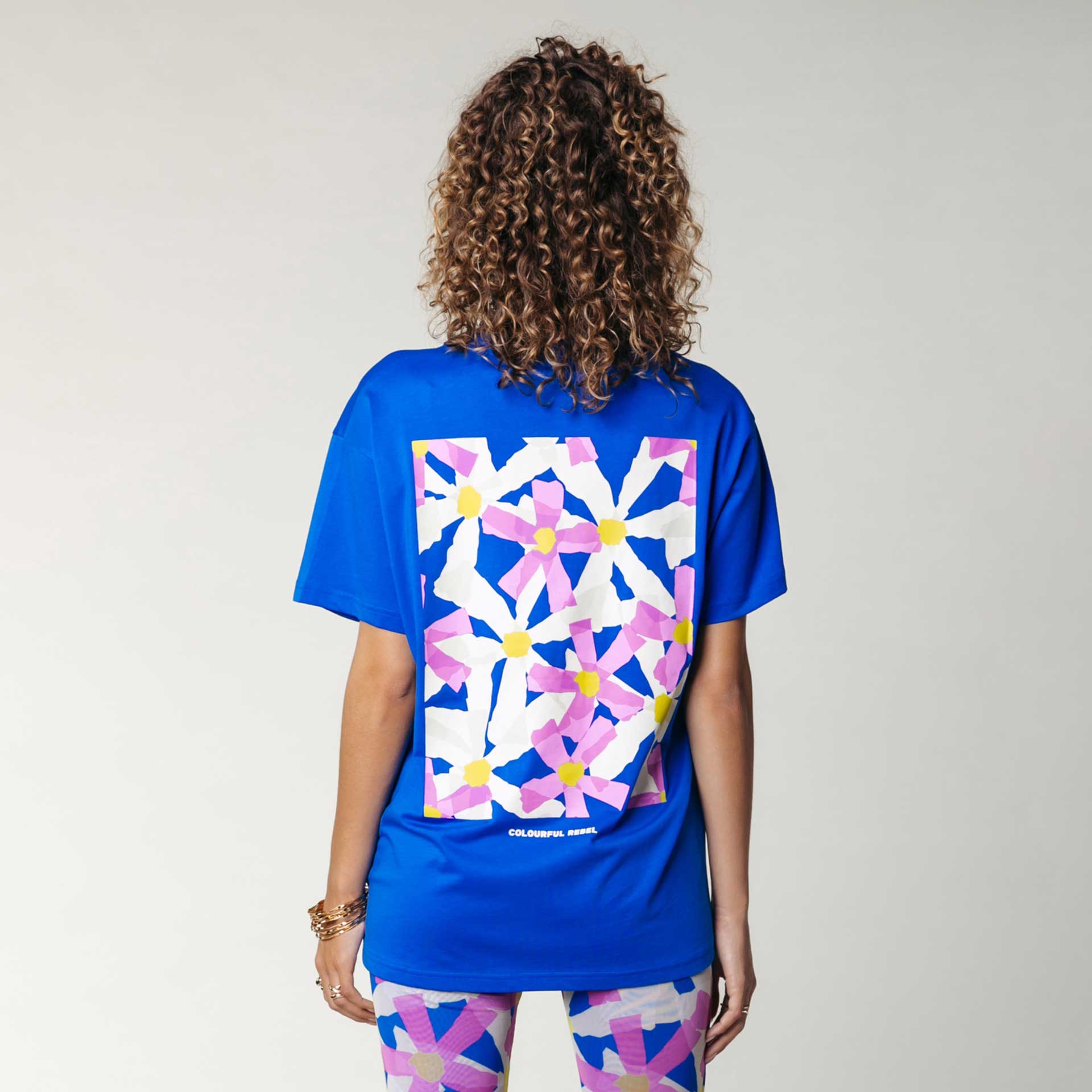 Colourful Rebel T-shirt Flowers Square 1