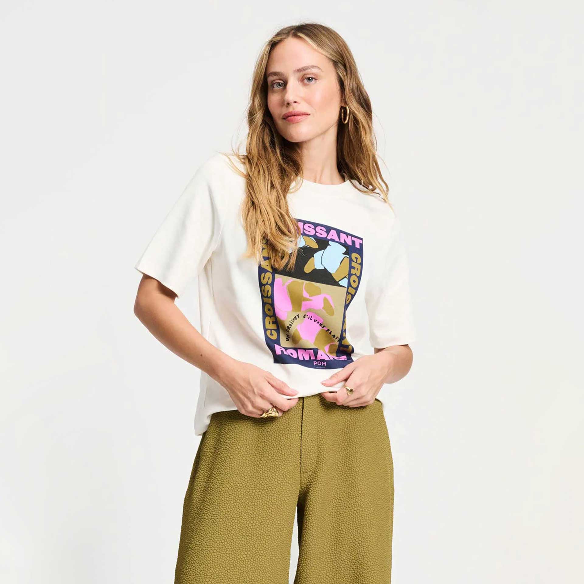 Pom T-shirt Croissant Romance