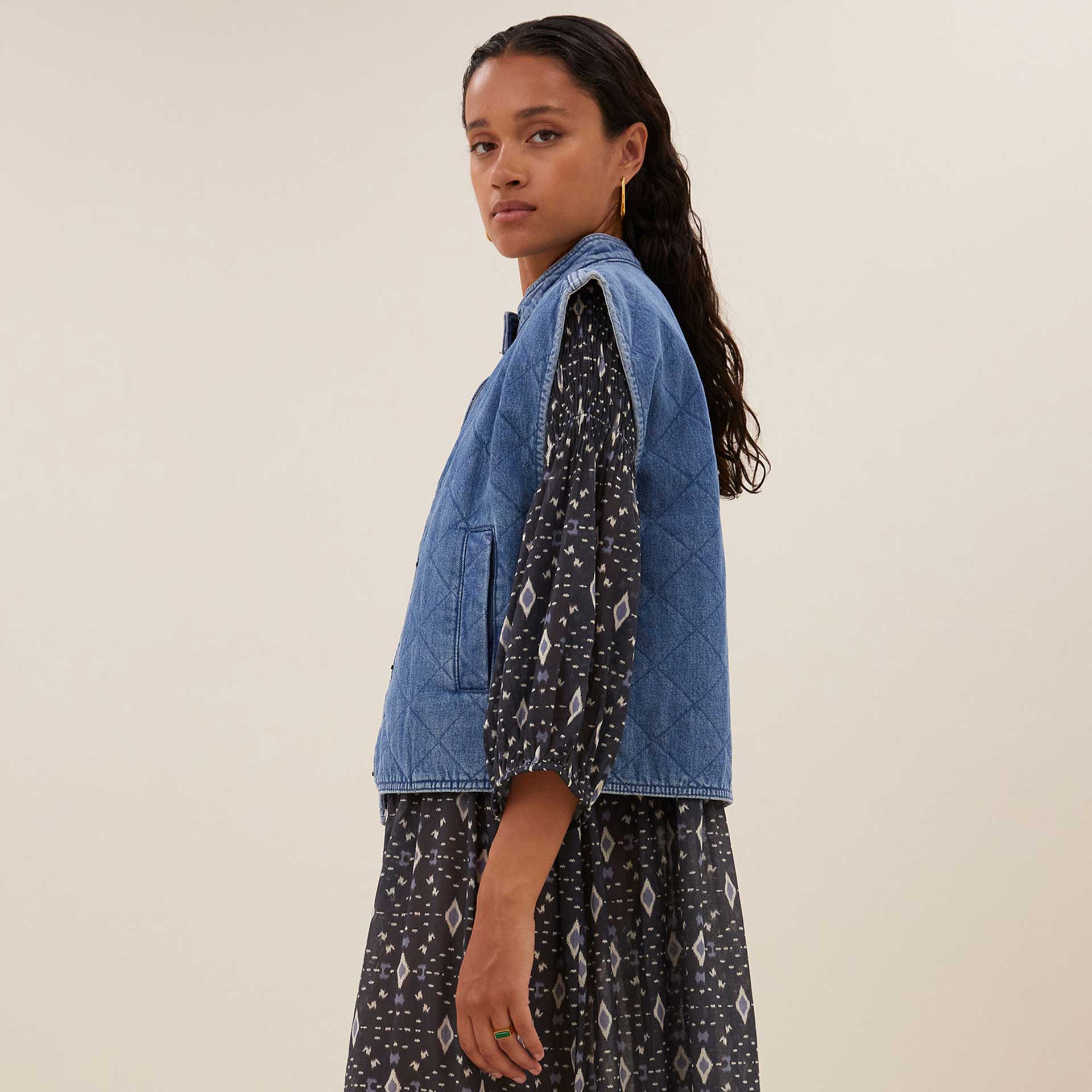 By-Bar Gilet Mave denim 
