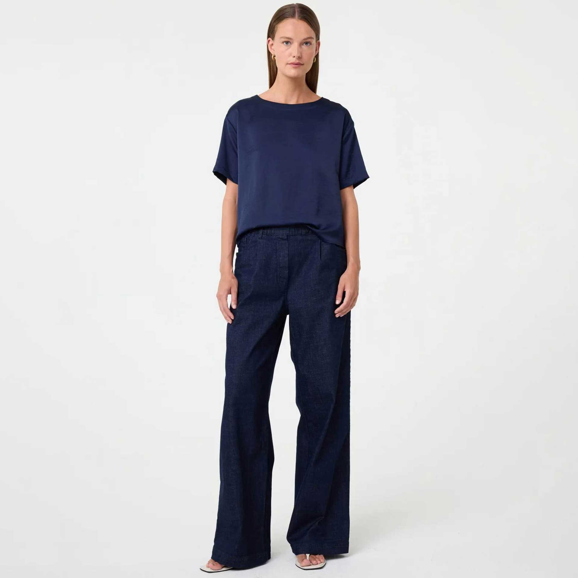 Knit-ted Blouse top Nori
