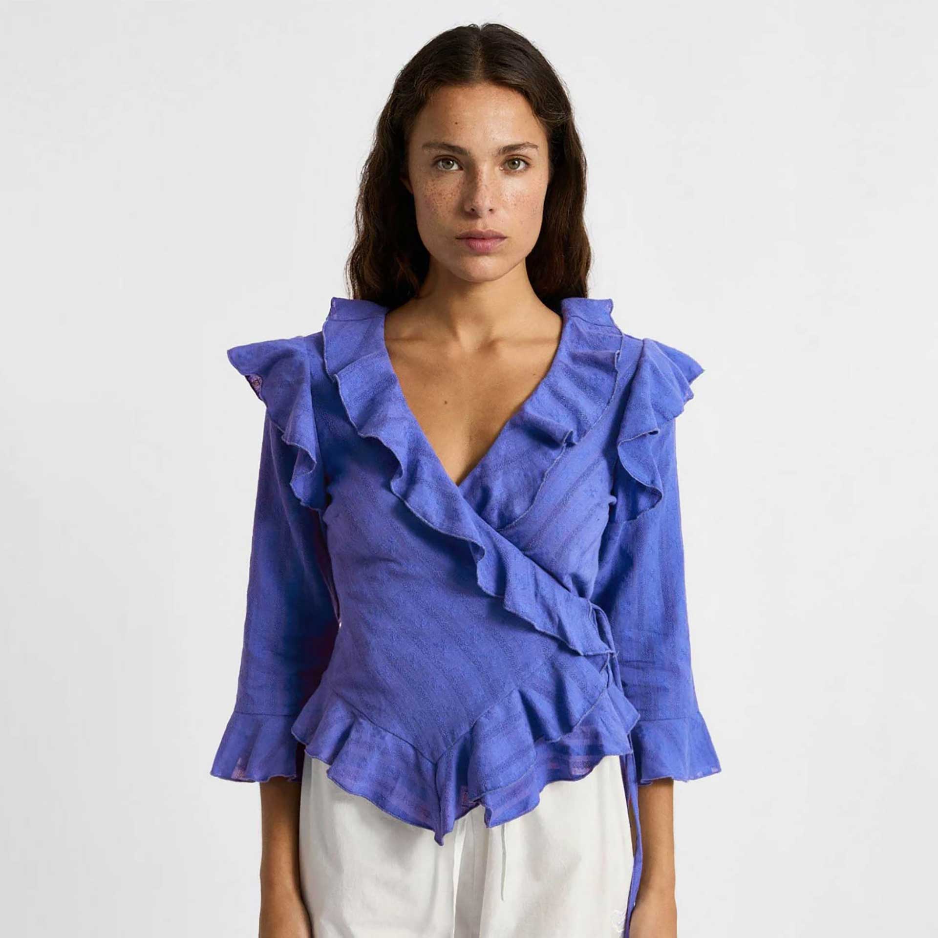 Laagam Blouse top Loana wrap