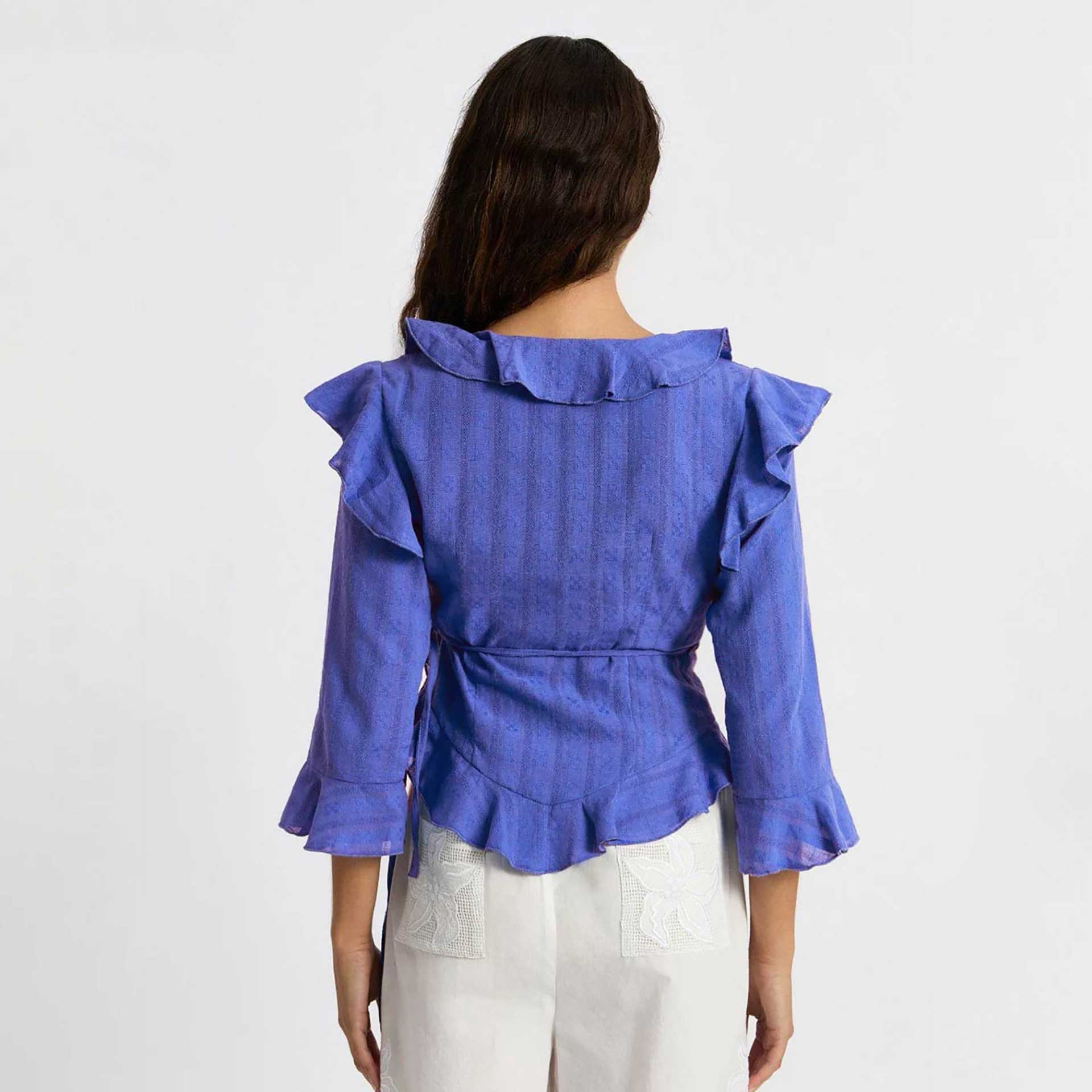 Laagam Blouse top Loana wrap