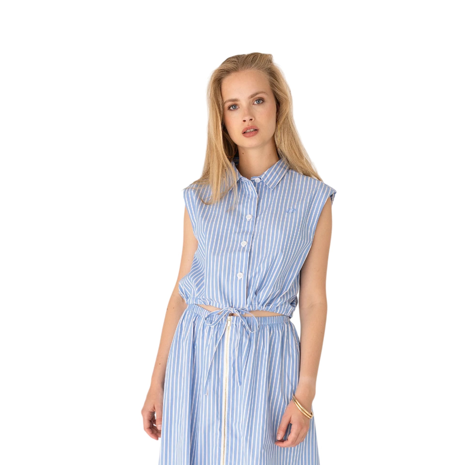 Anna Blue Blouse 