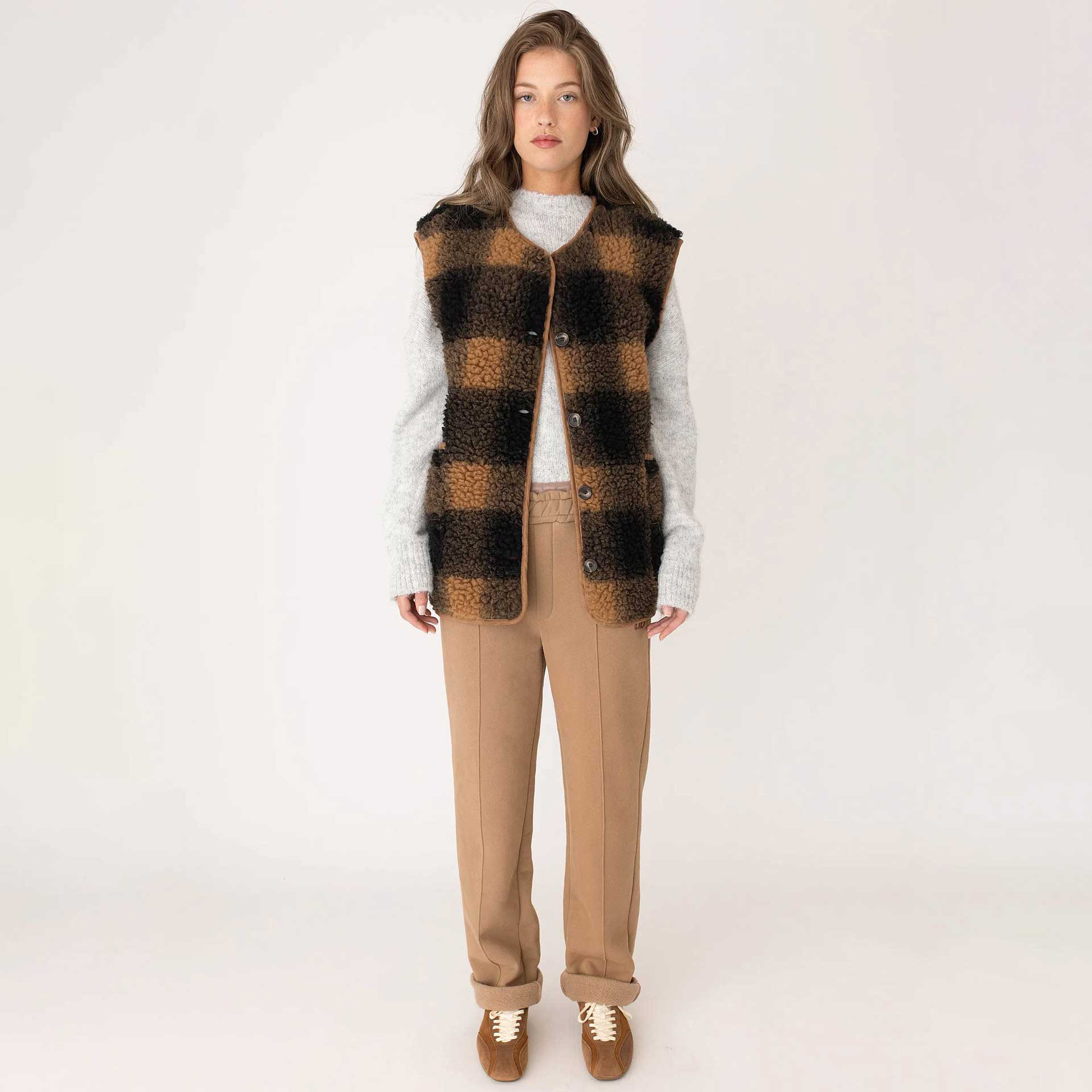 Anna Blue Gilet Flow