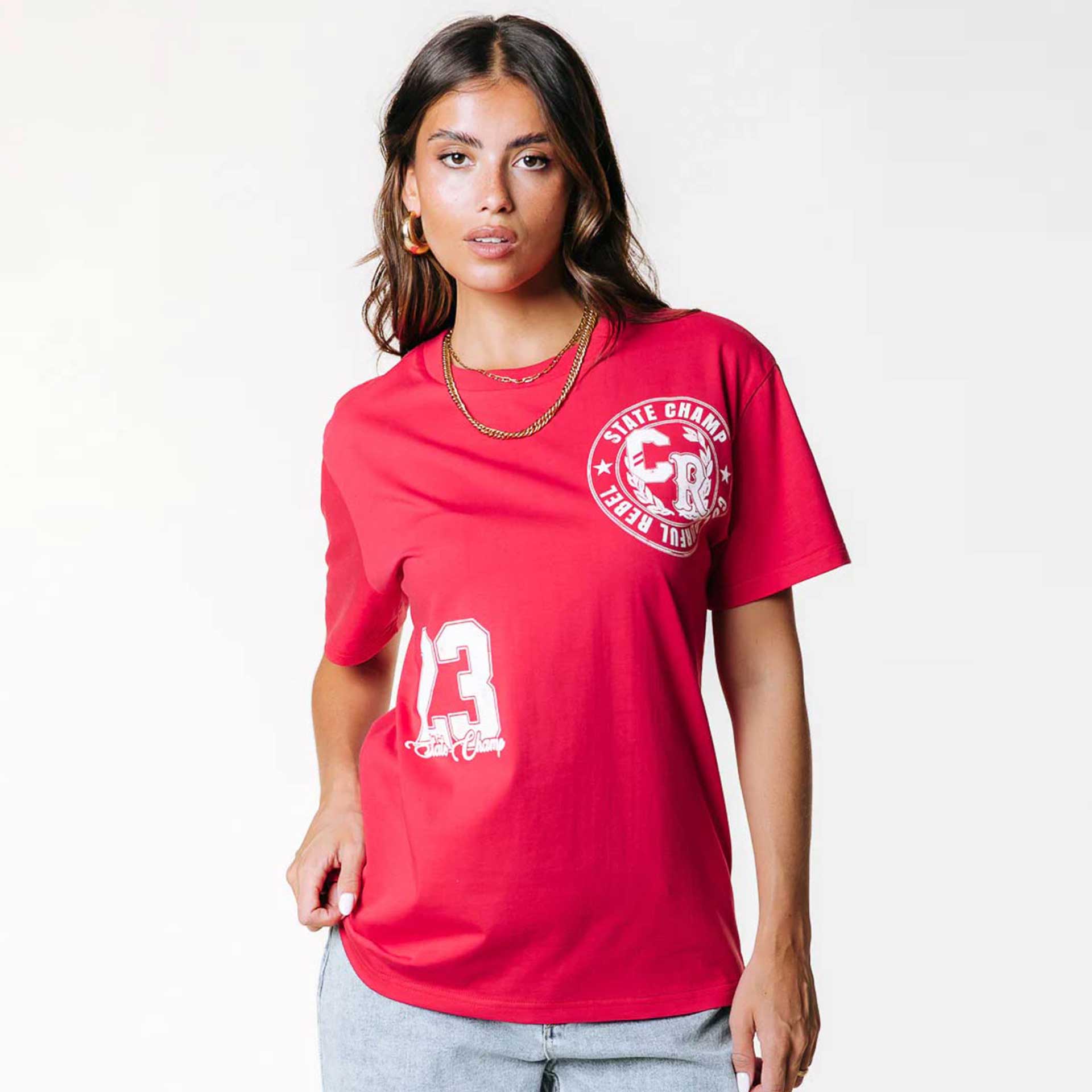 Colourful Rebel T-Shirt Varsity 1 Colourful Rebel T-Shirt Varsity