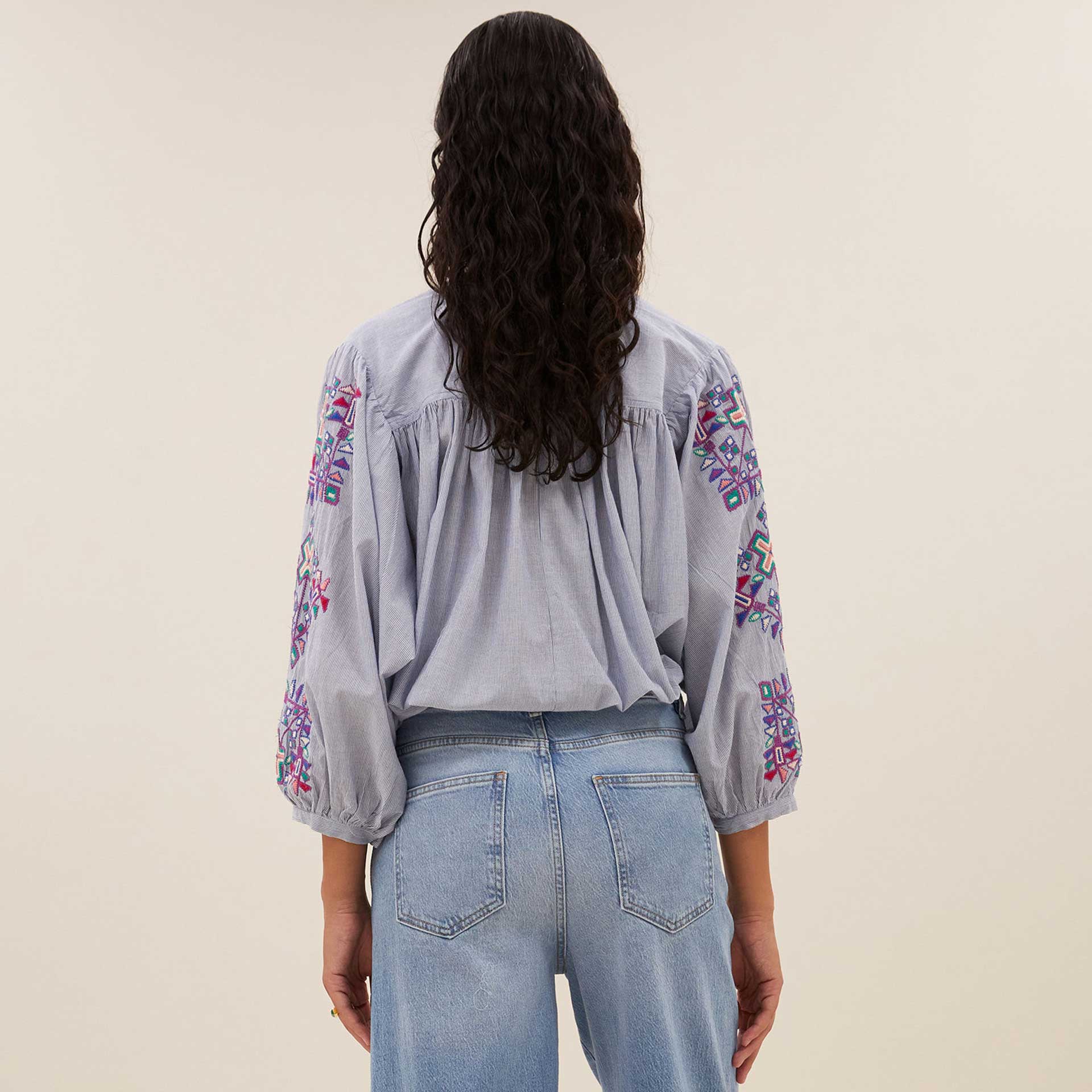 By-Bar Blouse Becky pinstripe