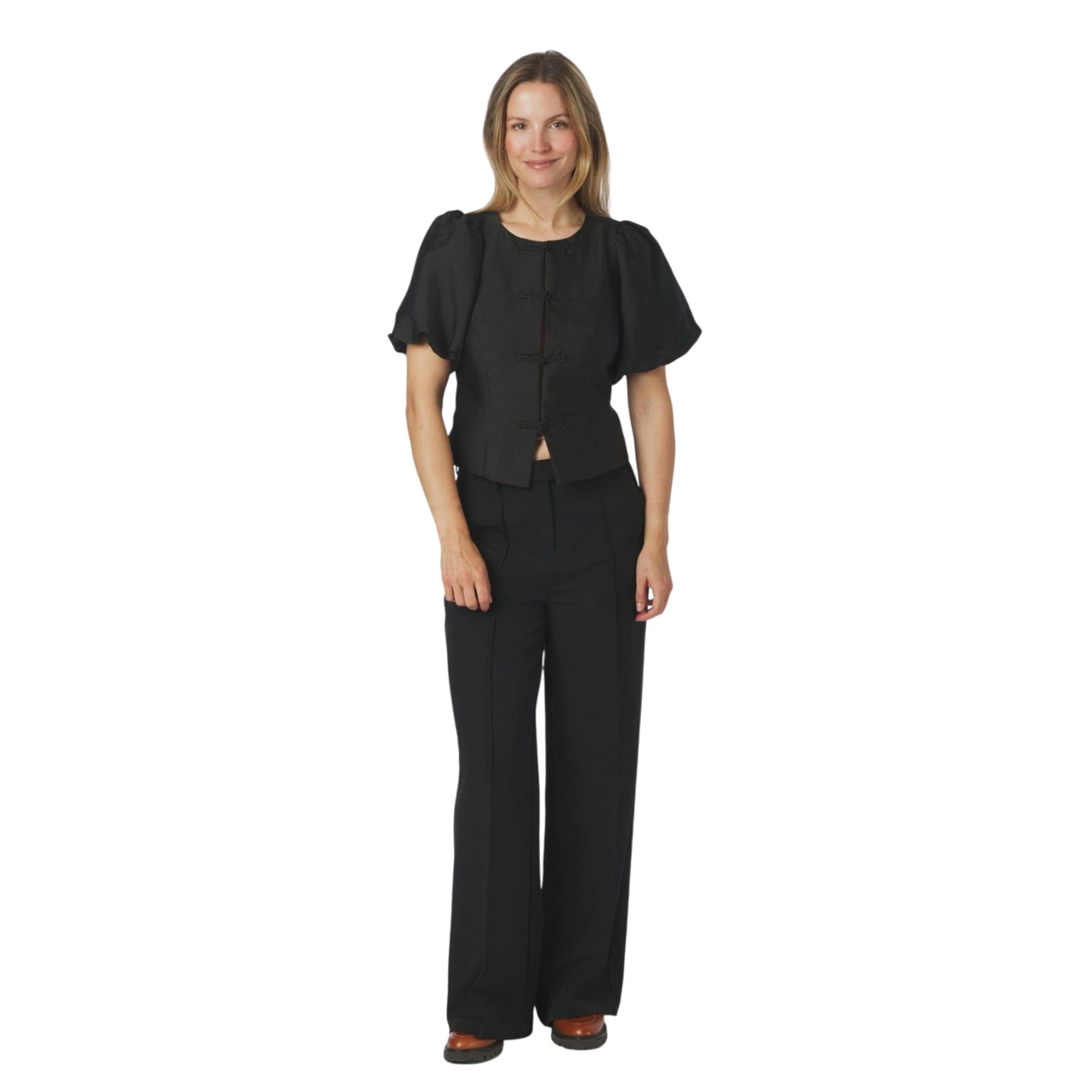 Neo Noir Blouse Top Anela