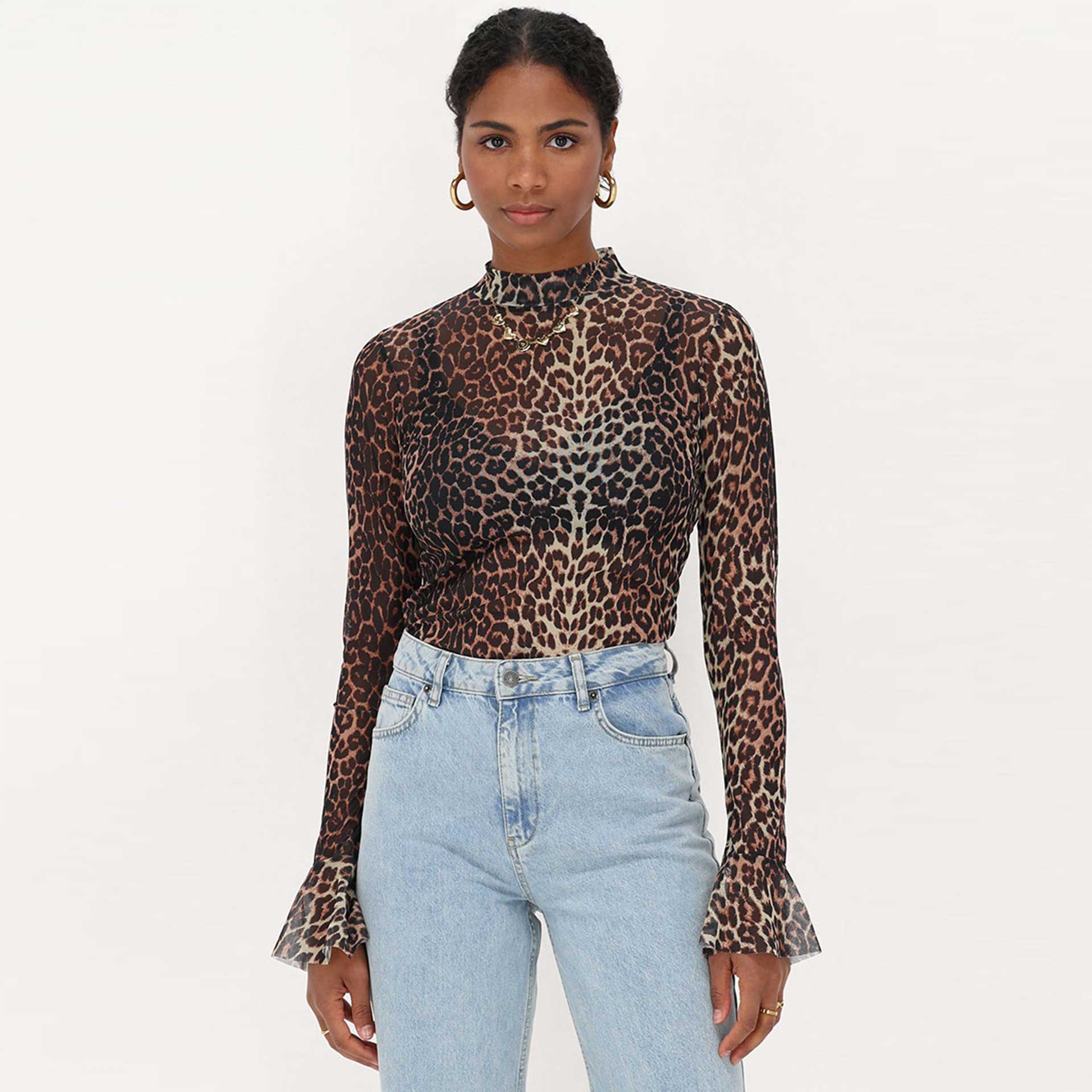 My Jewellery  T-Shirt Leopard Mesh