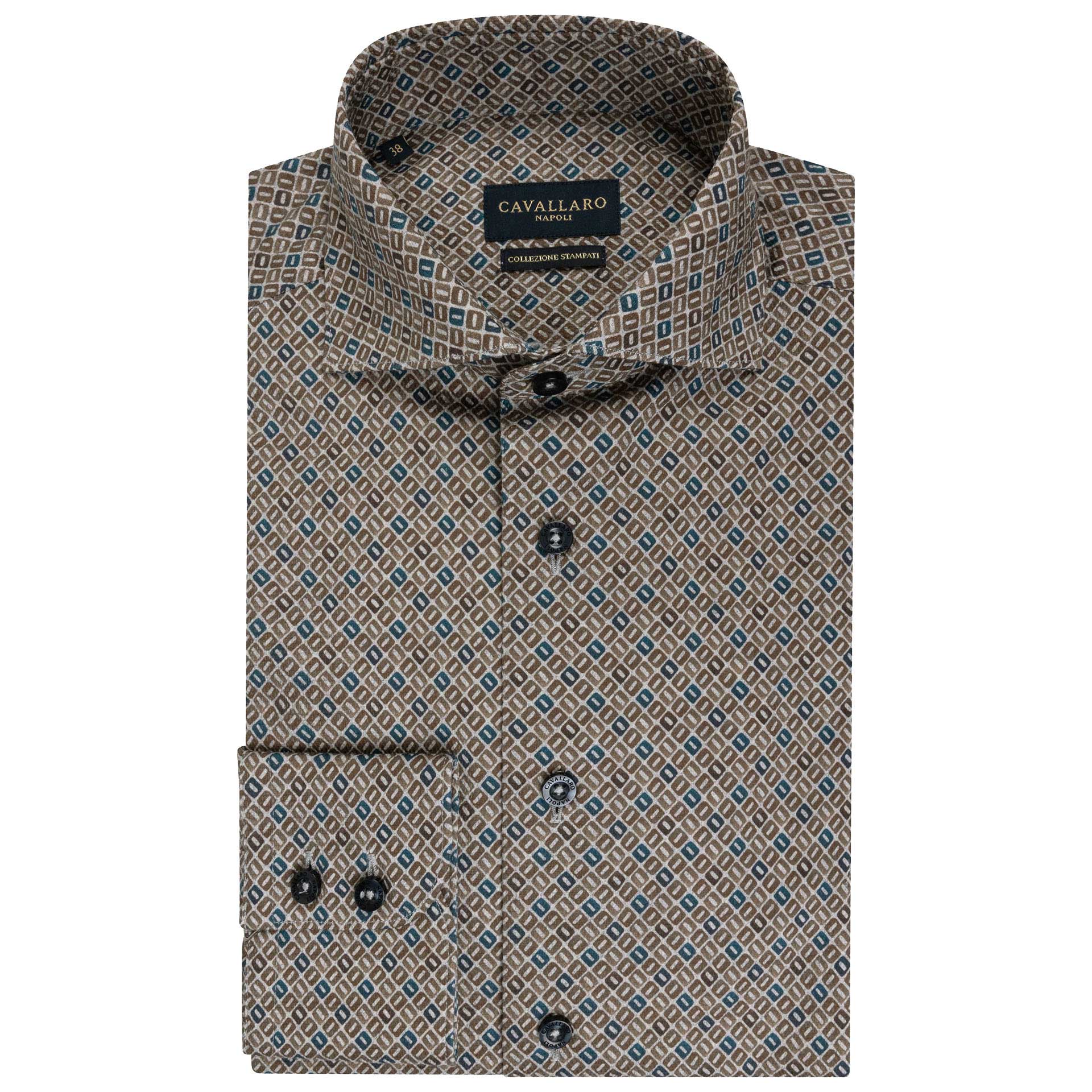 Cavallaro Napoli Overhemd Tresto