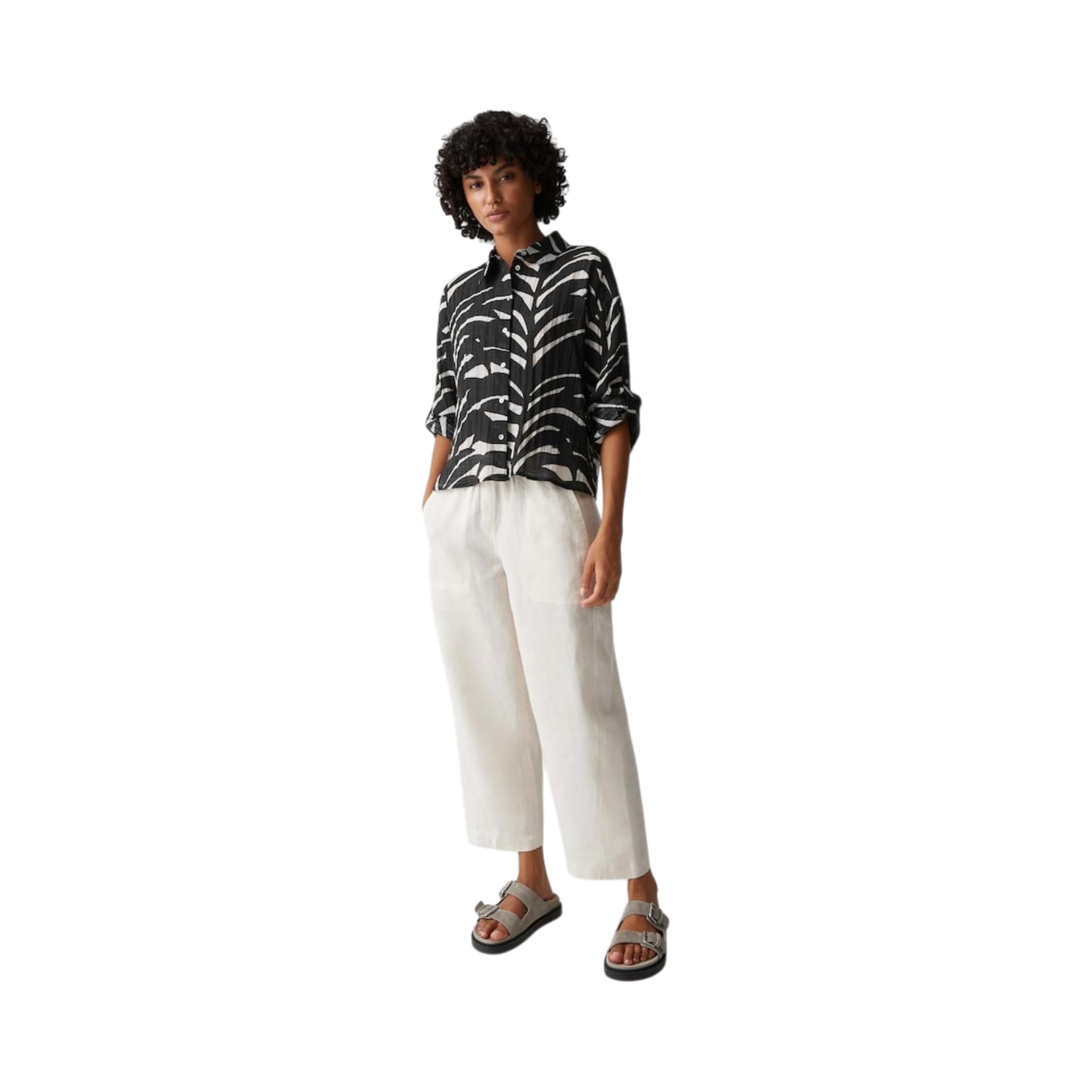 Opus Blouse Fadena Leaves