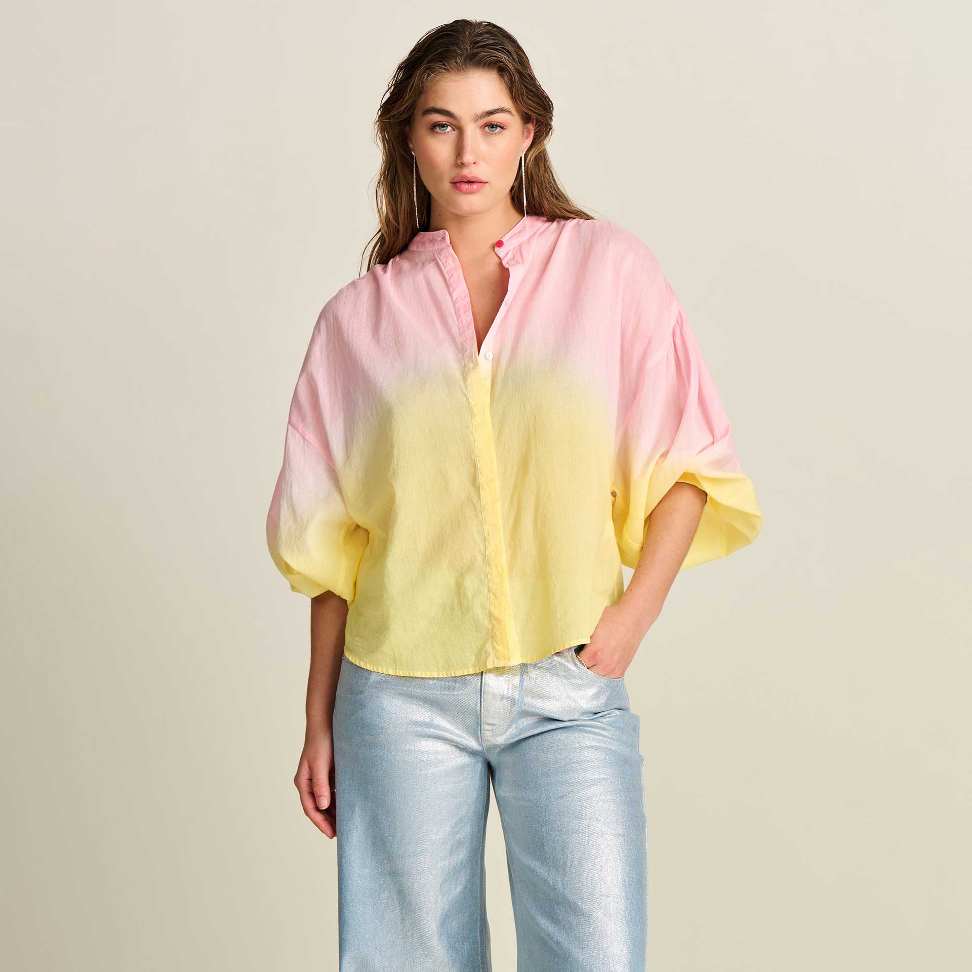 Pom Blouse Faded 2