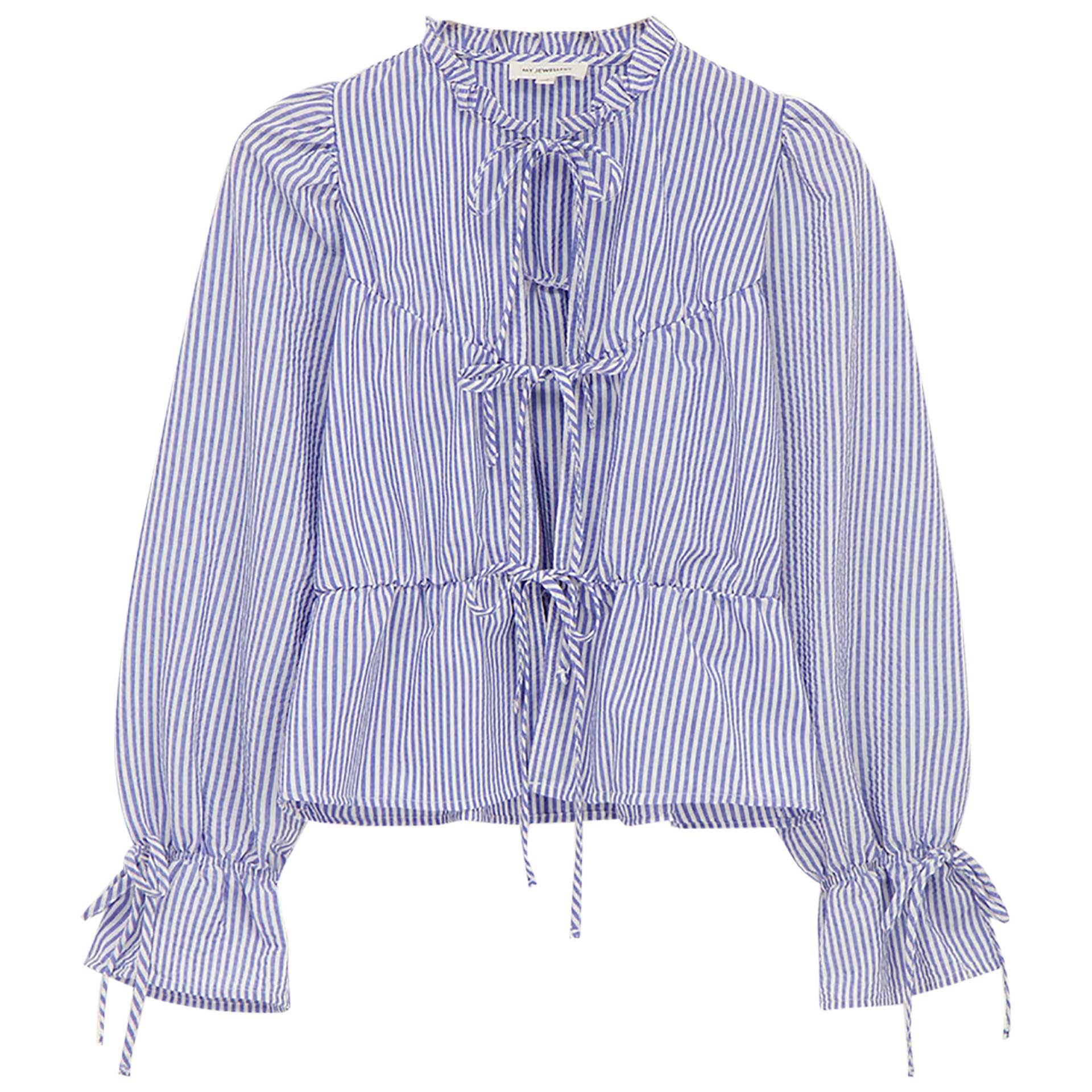 My Jewellery  Blouse Pinstripe