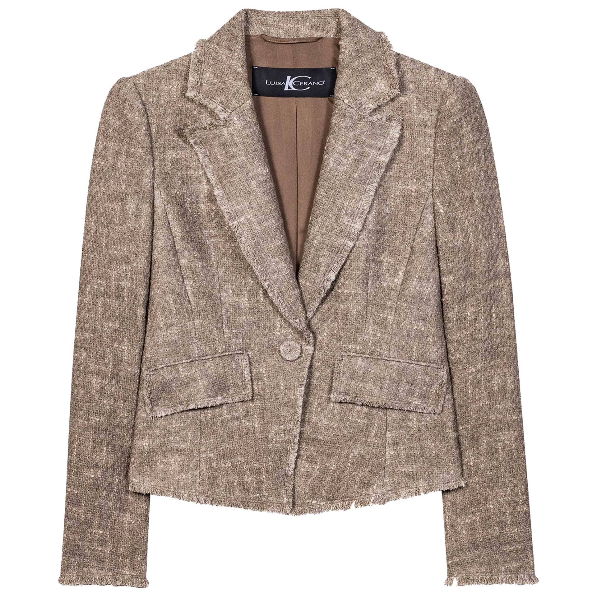 Luisa Cerano Blazer Vintage Tweed