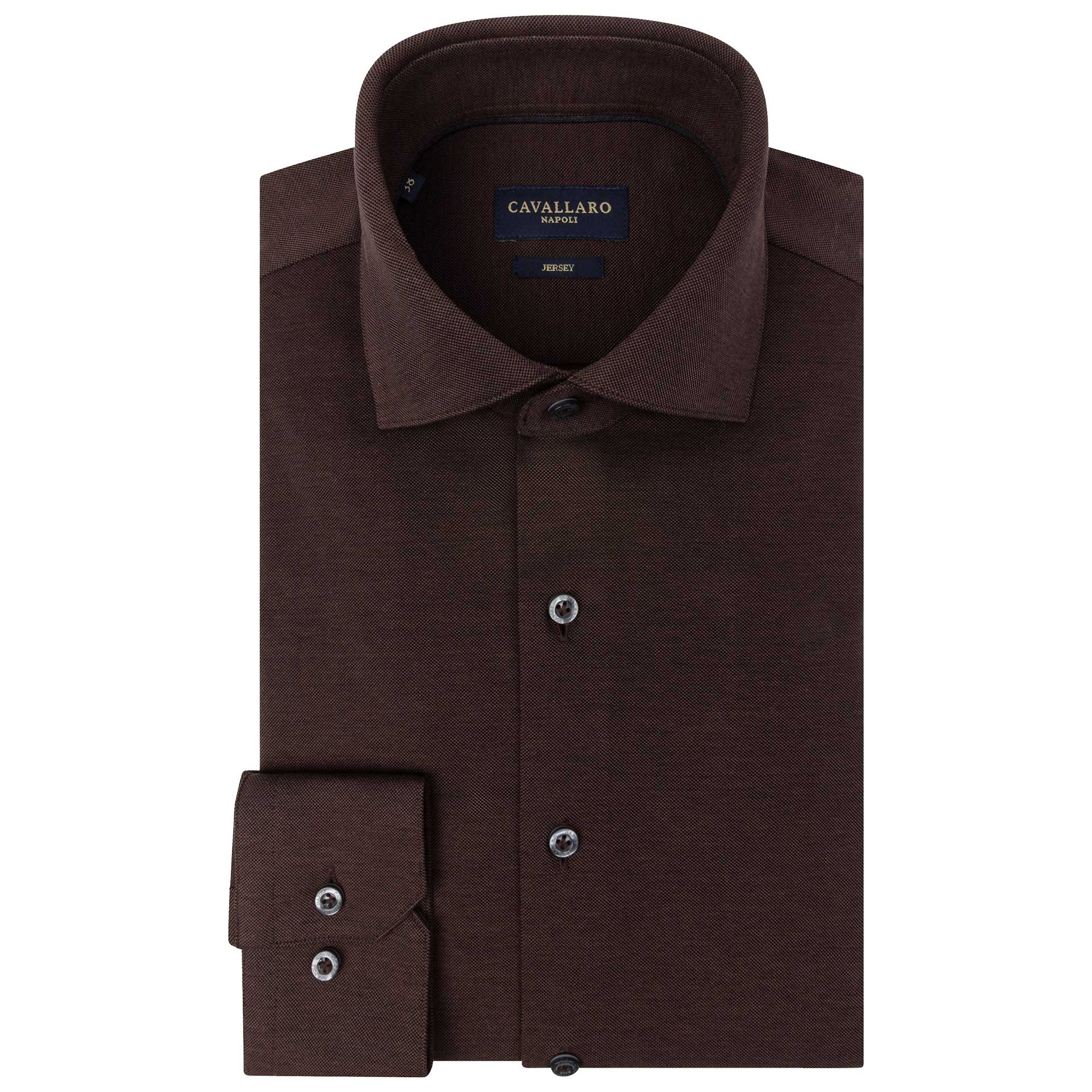 Cavallaro Napoli Overhemd Piquo