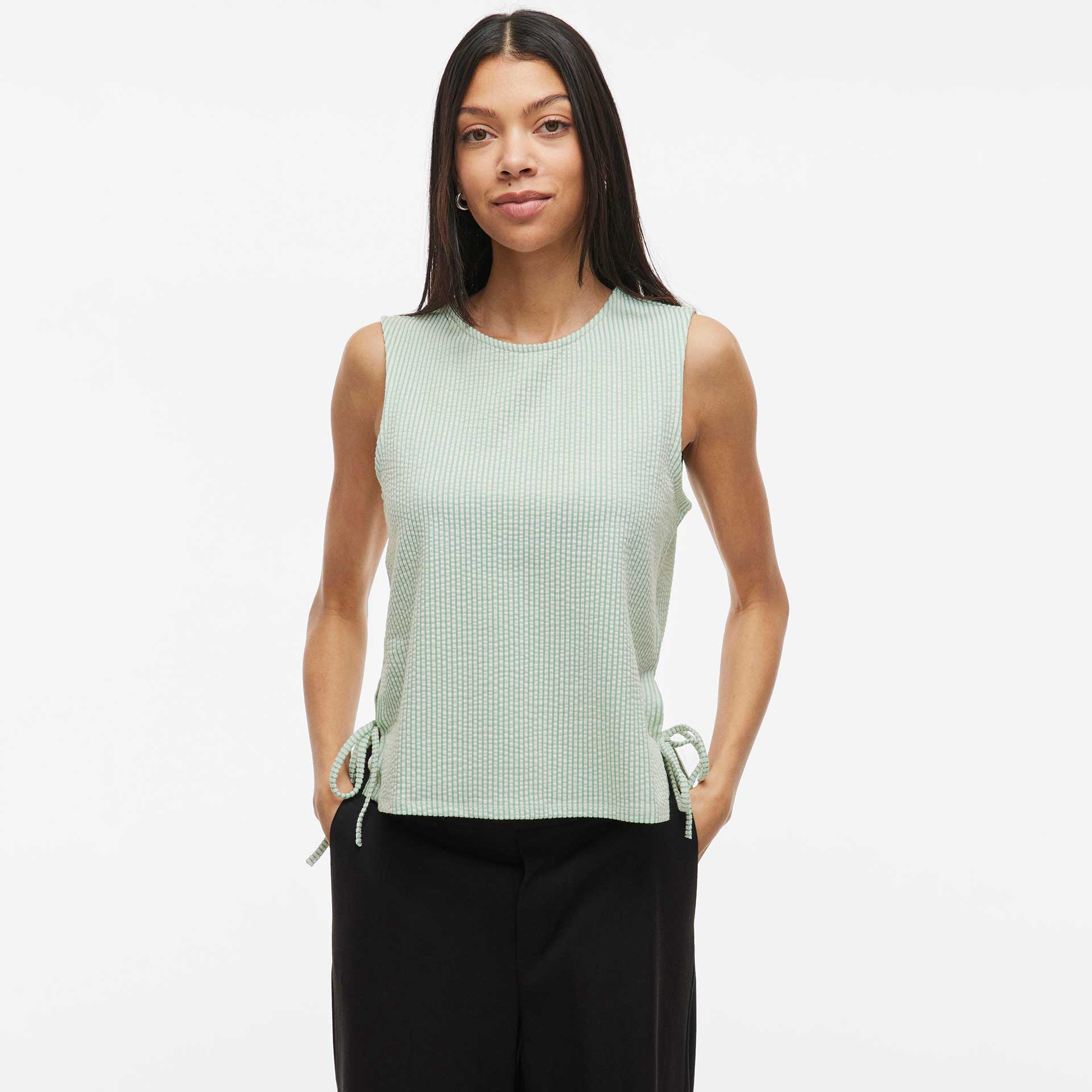 Vila Blouse top Striplo Tie