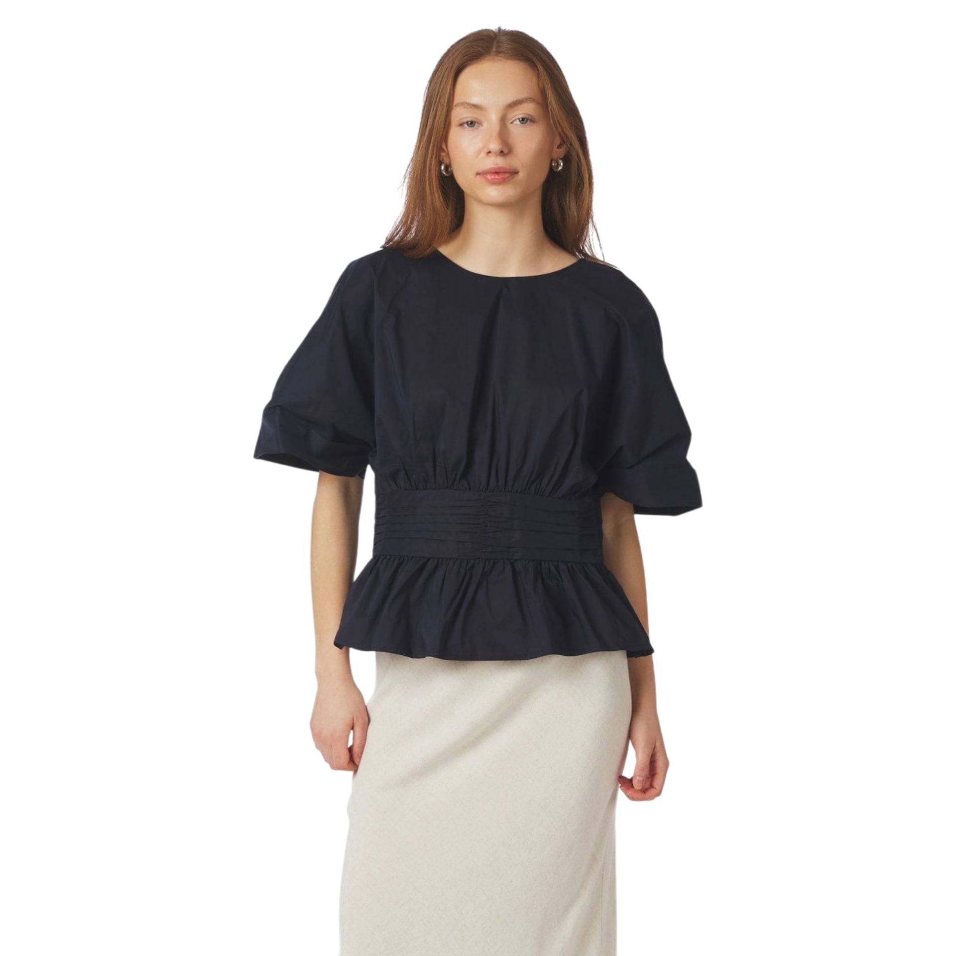 Neo Noir Blouse Top Annegret Poplin