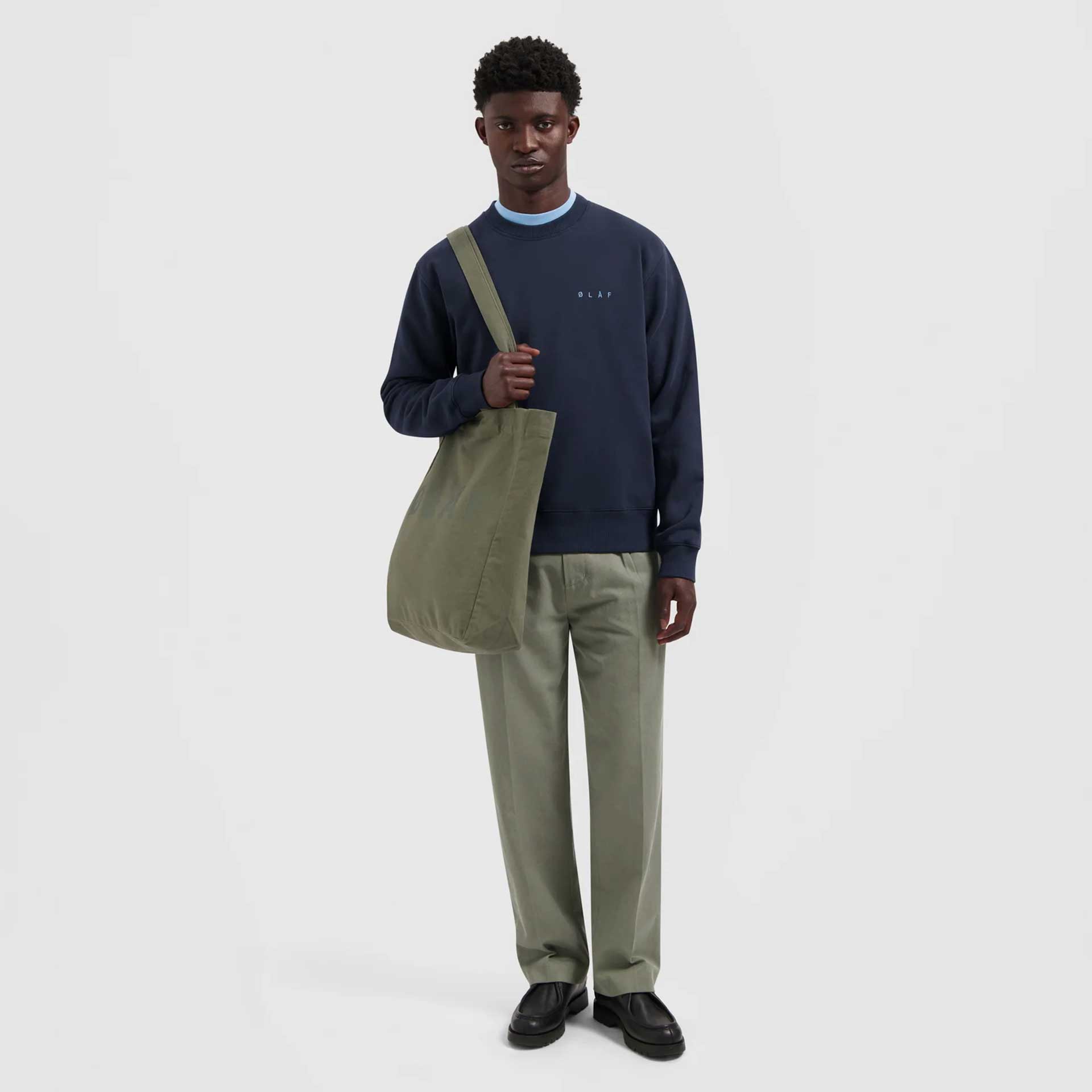 Olaf Hussein Sweater Lined Face