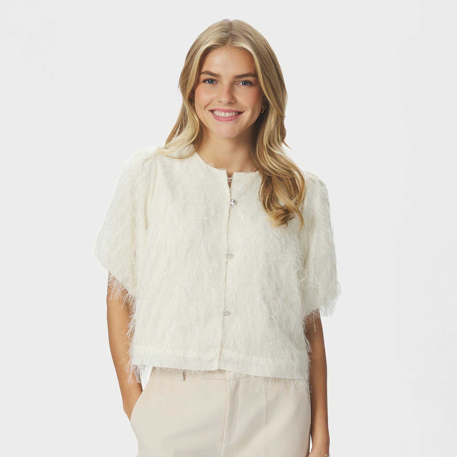 Neo Noir Blouse Top Aisa Frilly