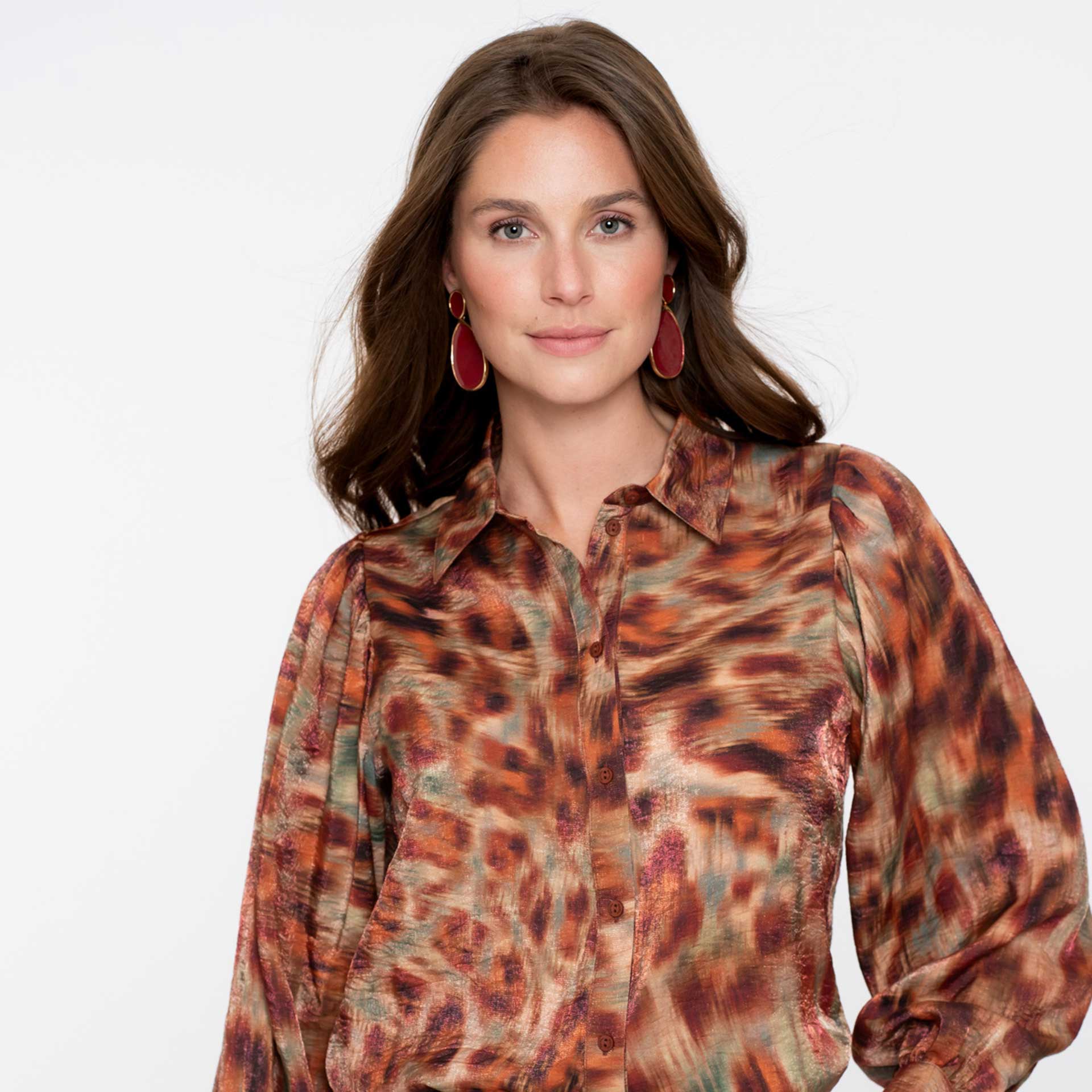 Geisha Blouse Print