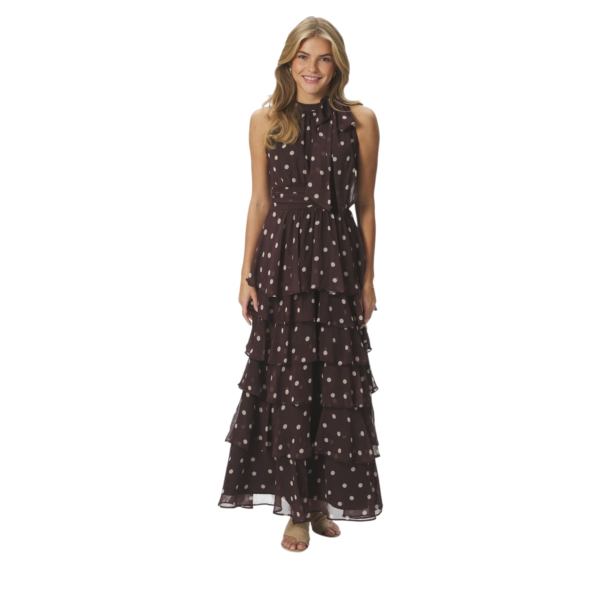 Neo Noir Jurk Marli Big Dot