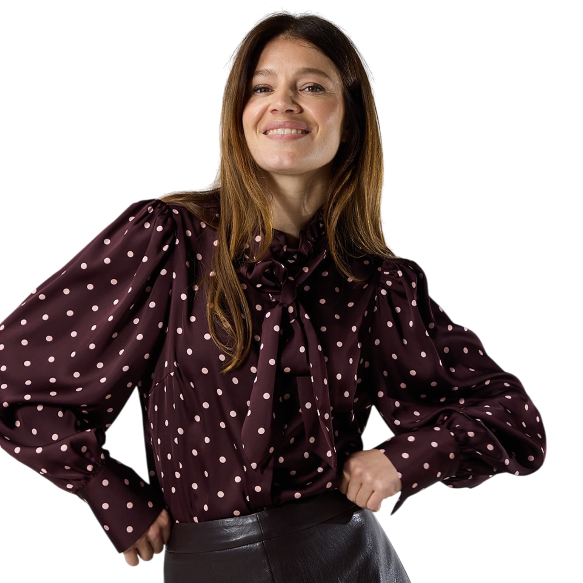 Label Dot Blouse 