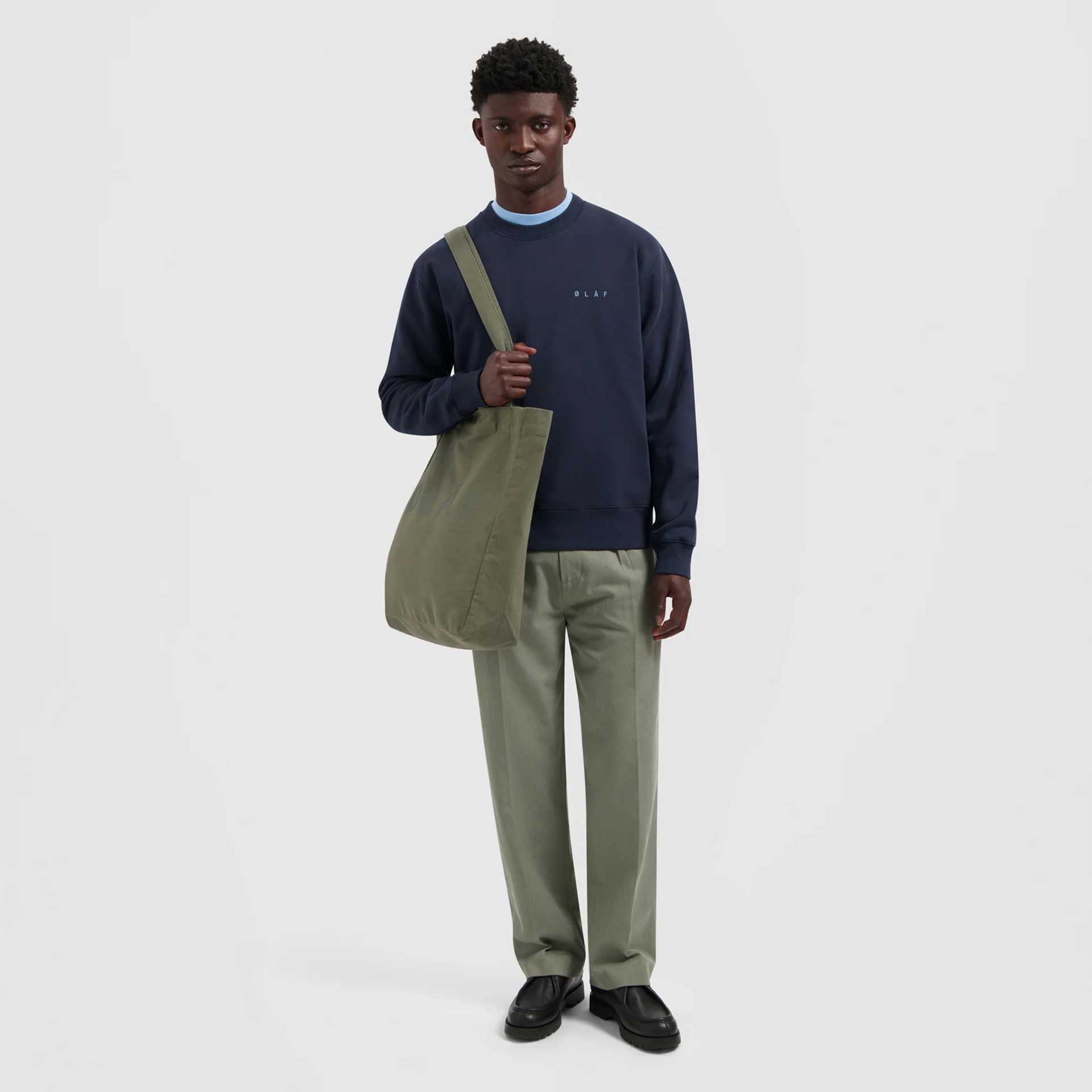 Olaf Hussein Sweater Lined Face