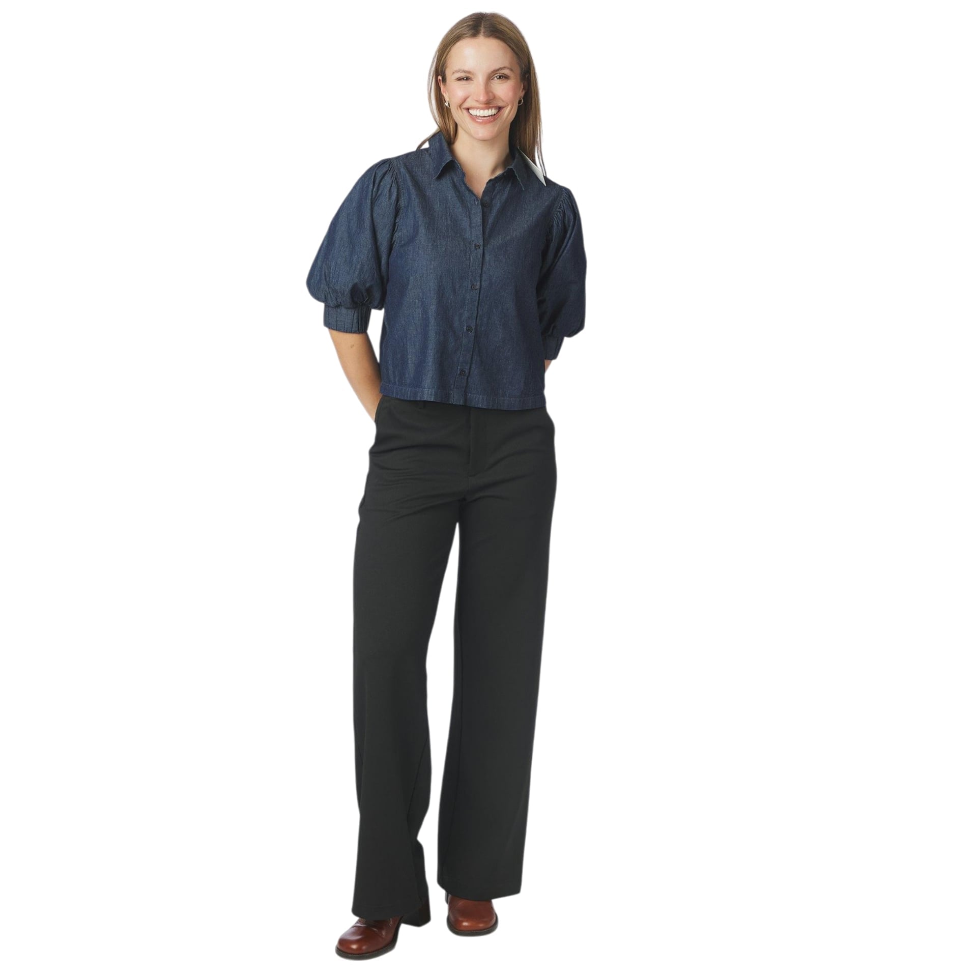 Neo Noir Blouse Etta Denim