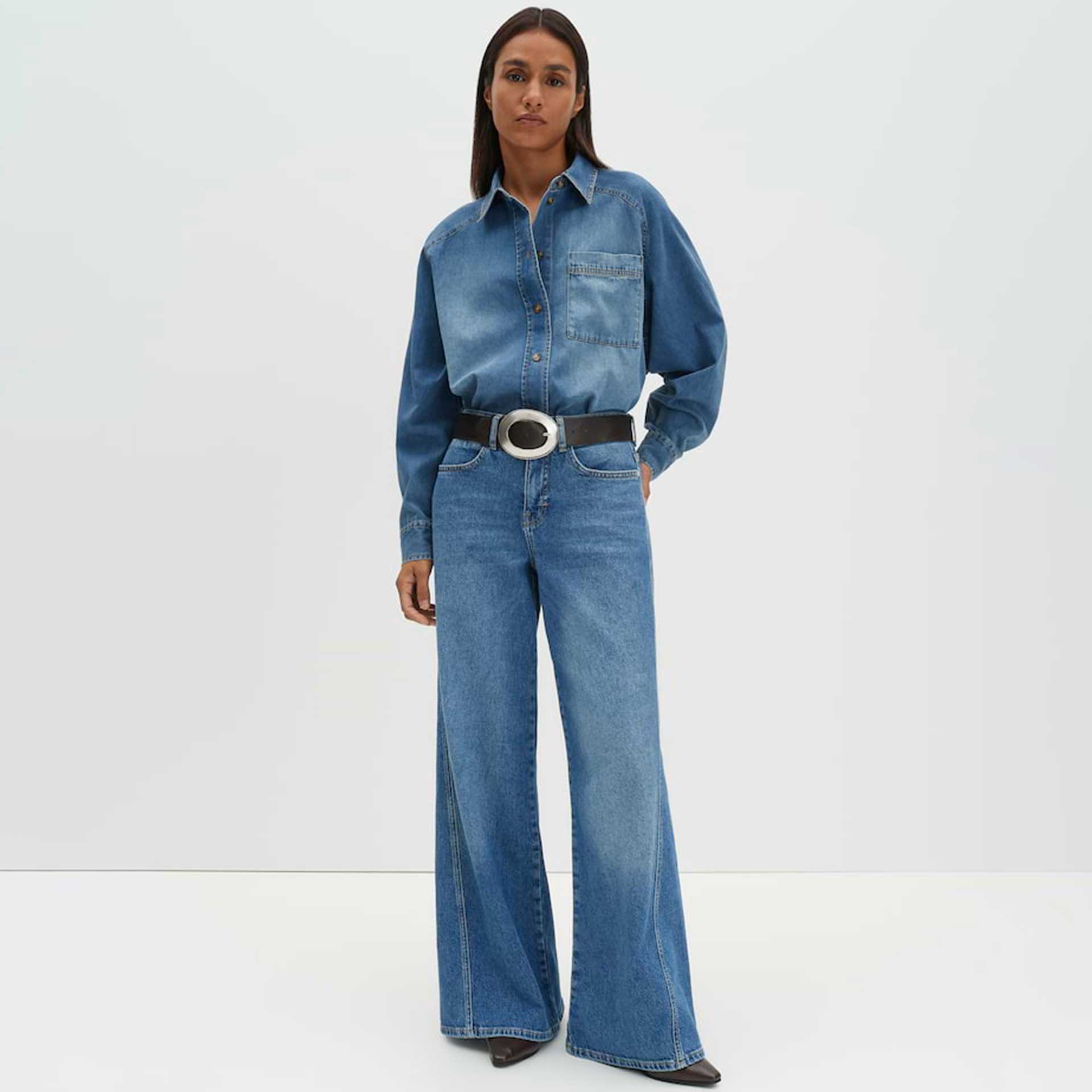 Someday Jeans Cellma palazzo twist