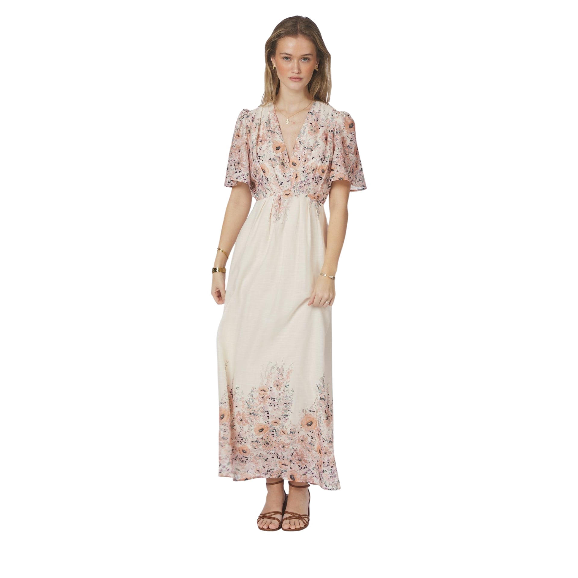 Neo Noir Jurk Senna Flower