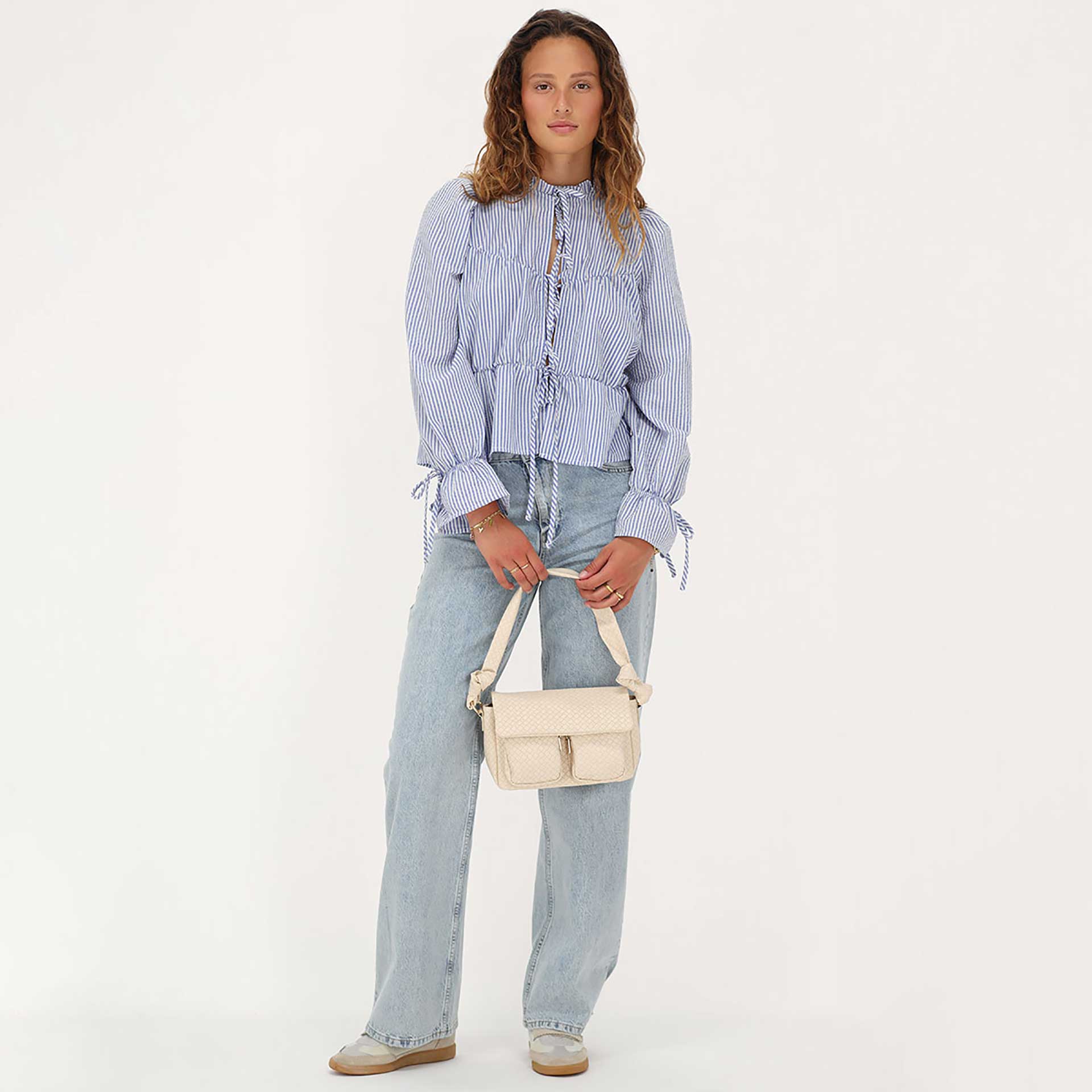 My Jewellery  Blouse Pinstripe