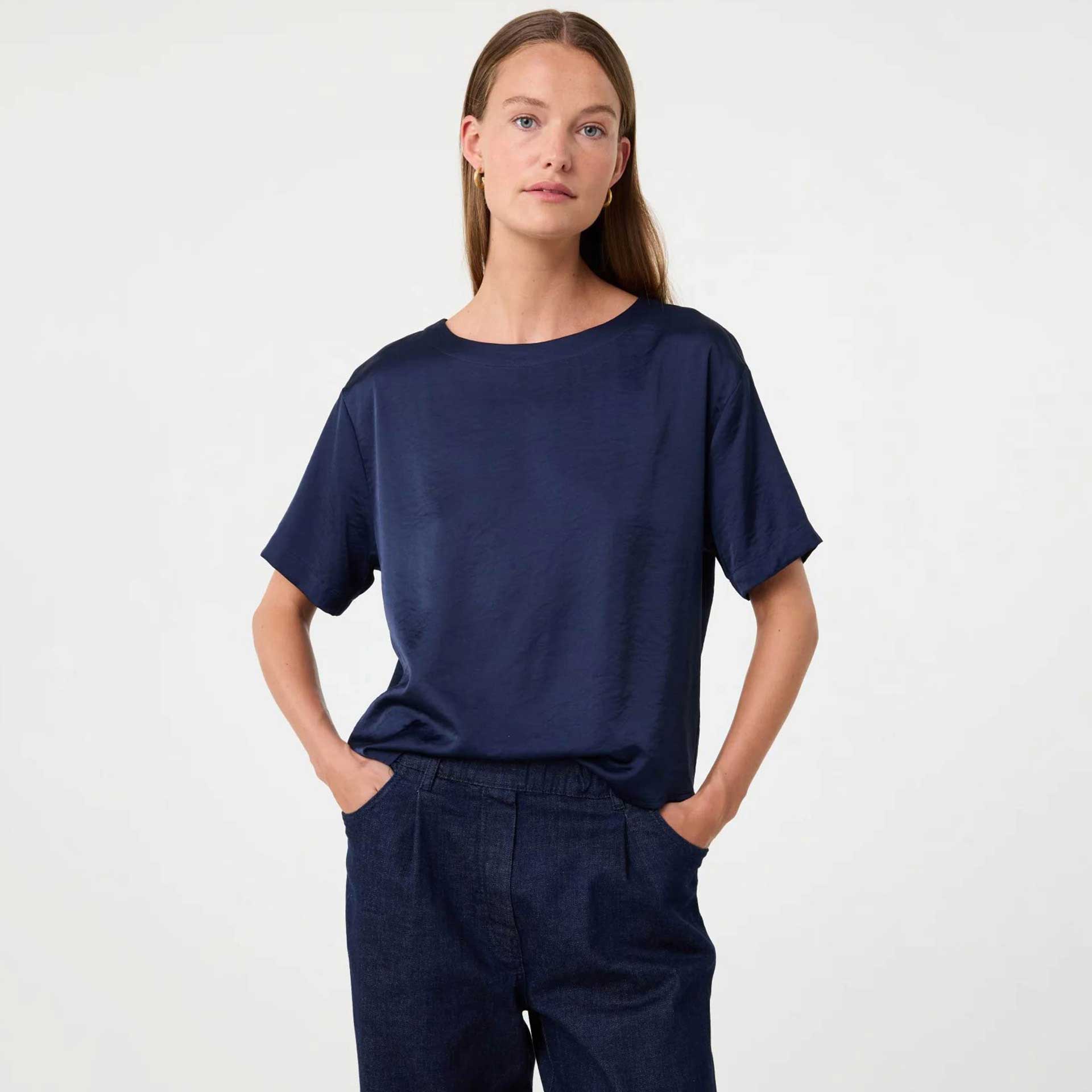 Knit-ted Blouse top Nori