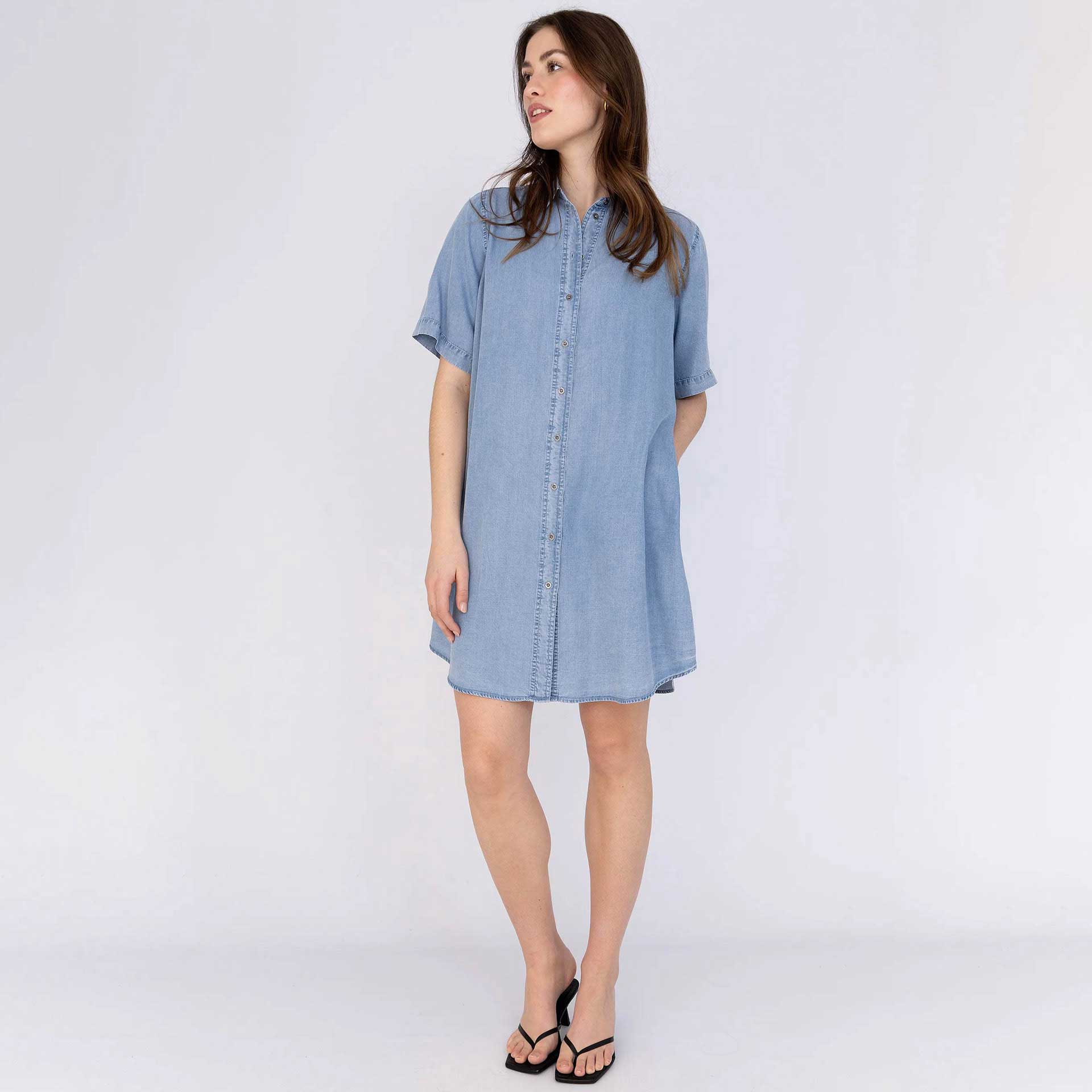 Anna Blue Jurk Snowey