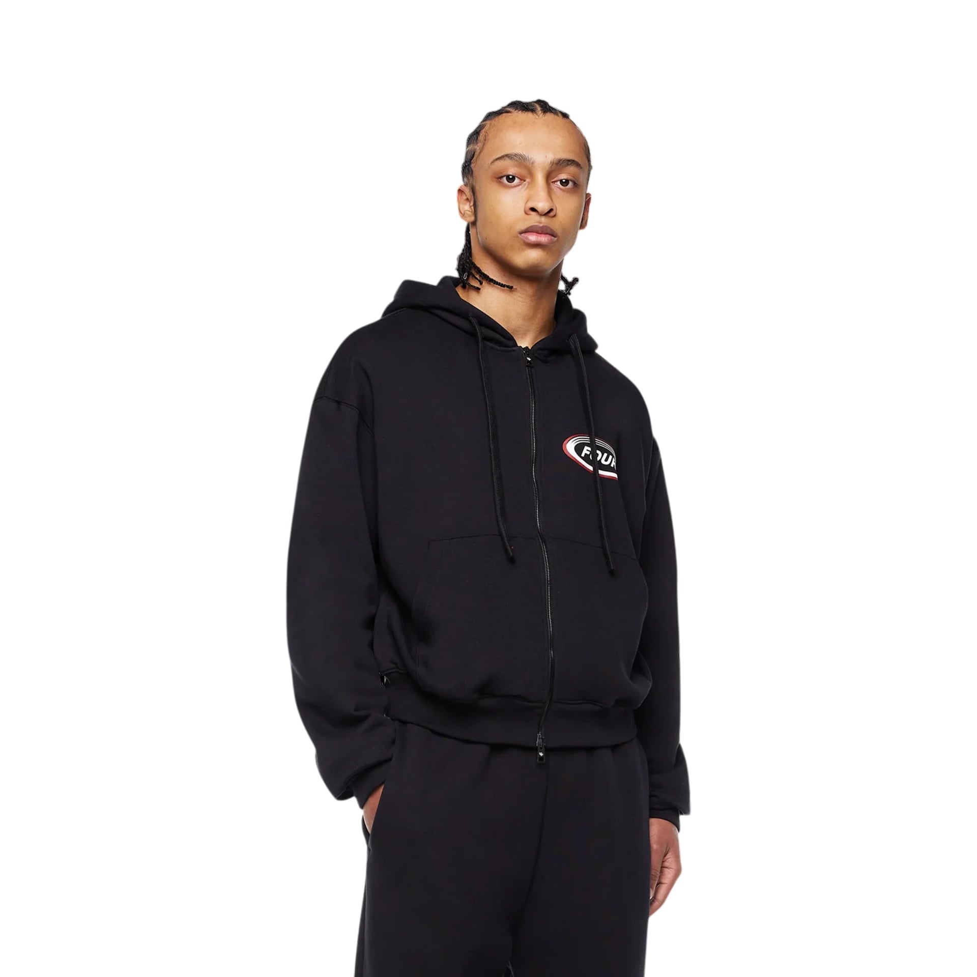 Four Zip Up Hoodie