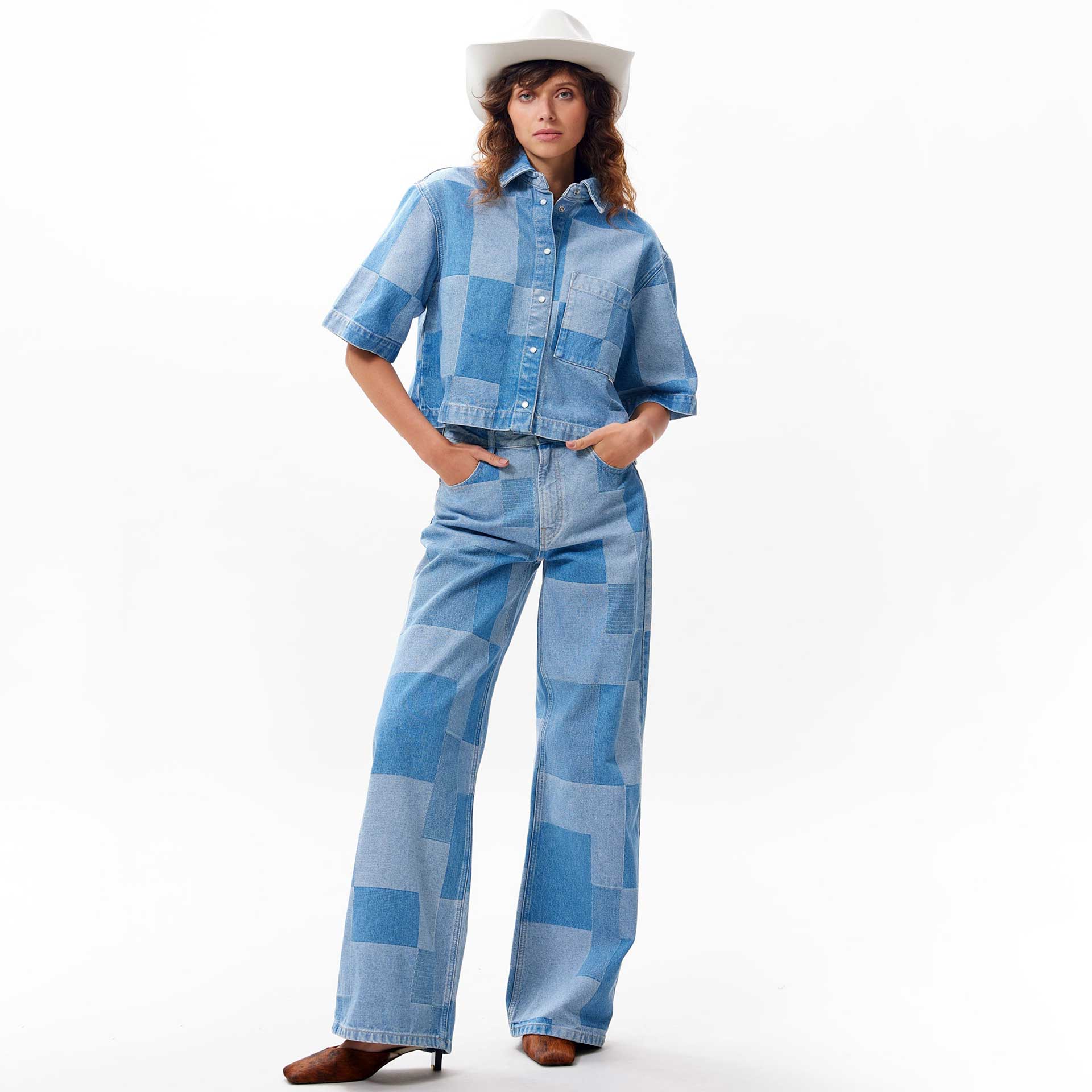 Catwalk Junkie Blouse Patchwork